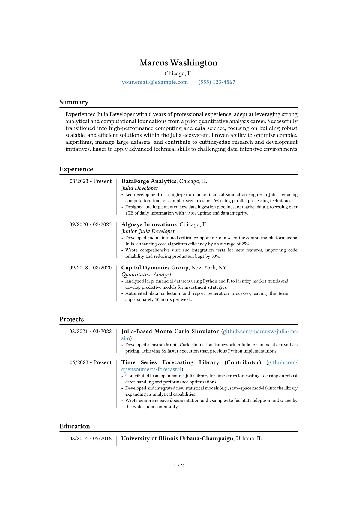 Career changer version - Page 1