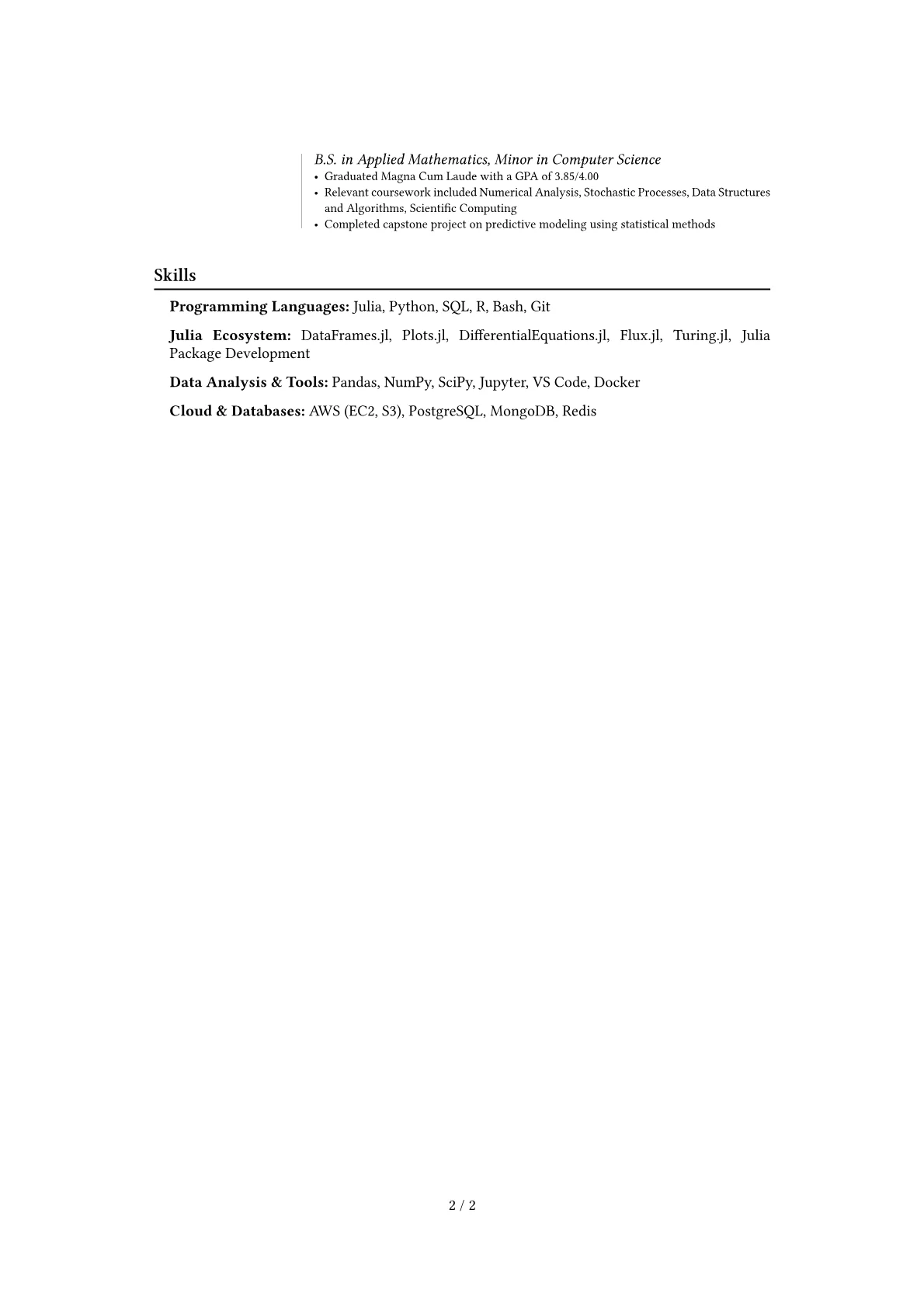 Career changer version - Page 2