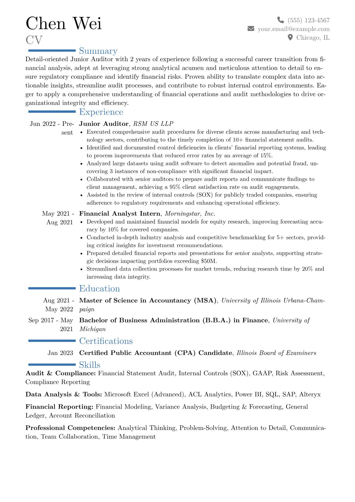 Career changer version - Page 1