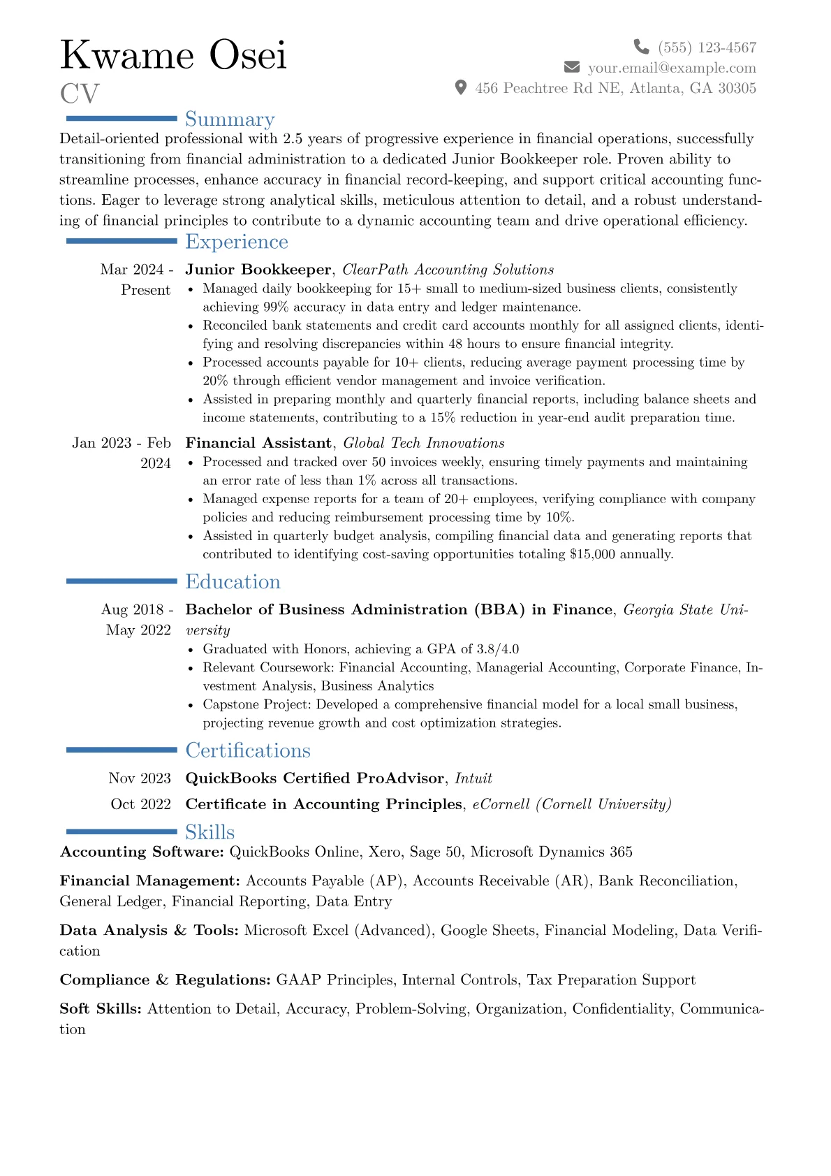 Career changer version - Page 1