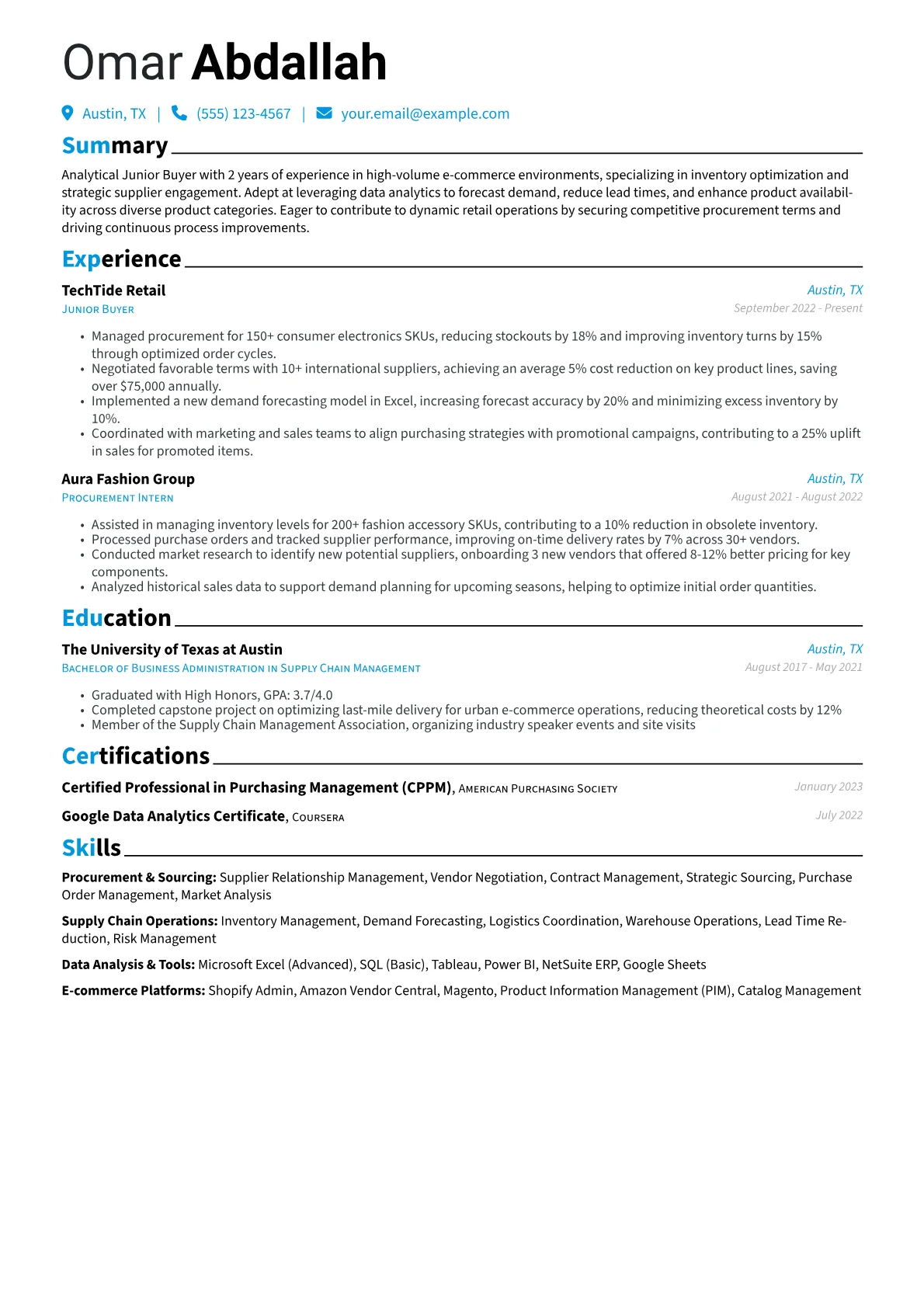 Junior Buyer version - Page 1