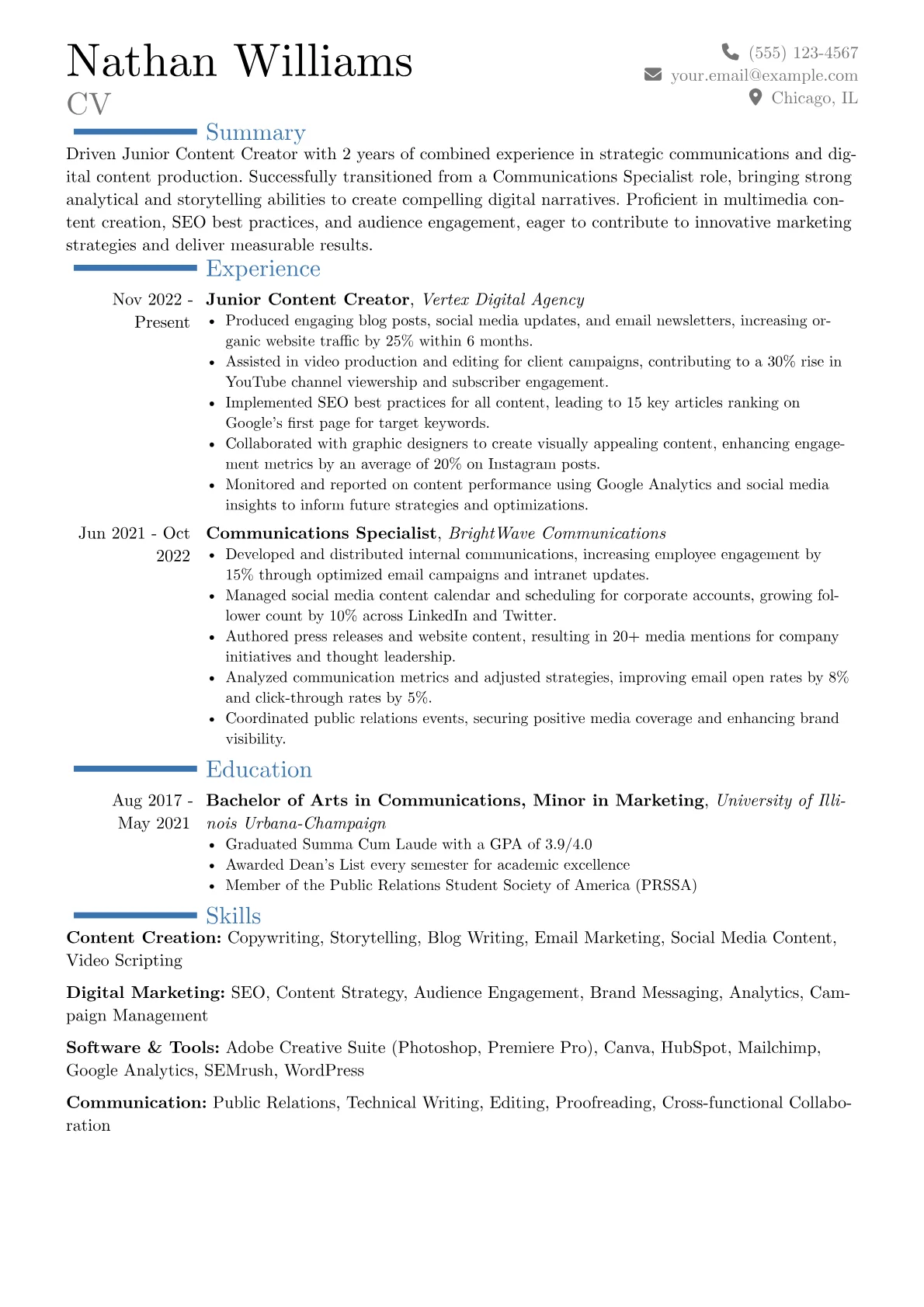 Career changer version - Page 1