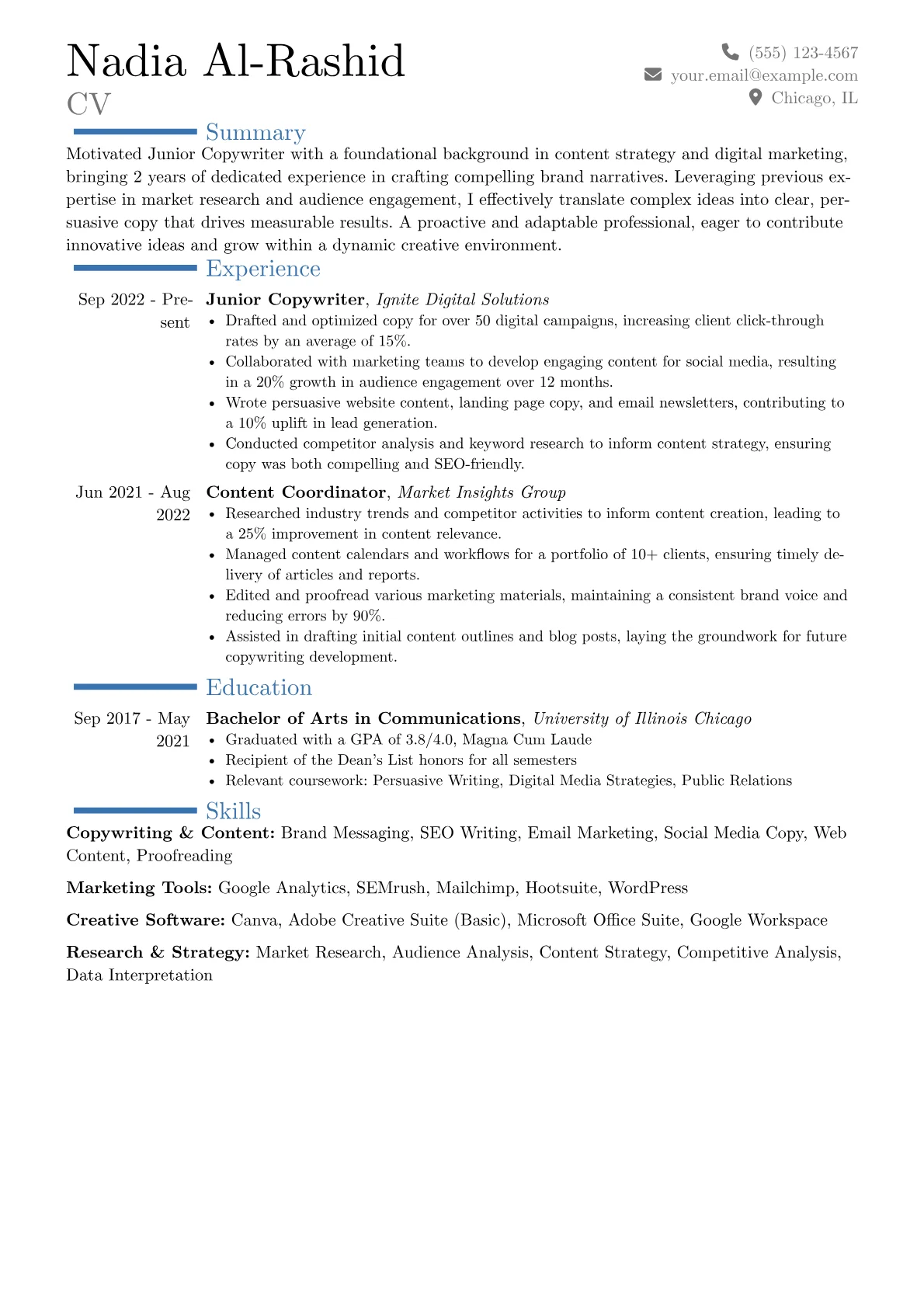 Career changer version - Page 1