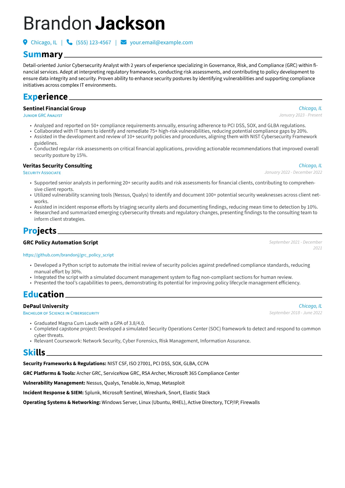 Financial GRC Specialist version - Page 1