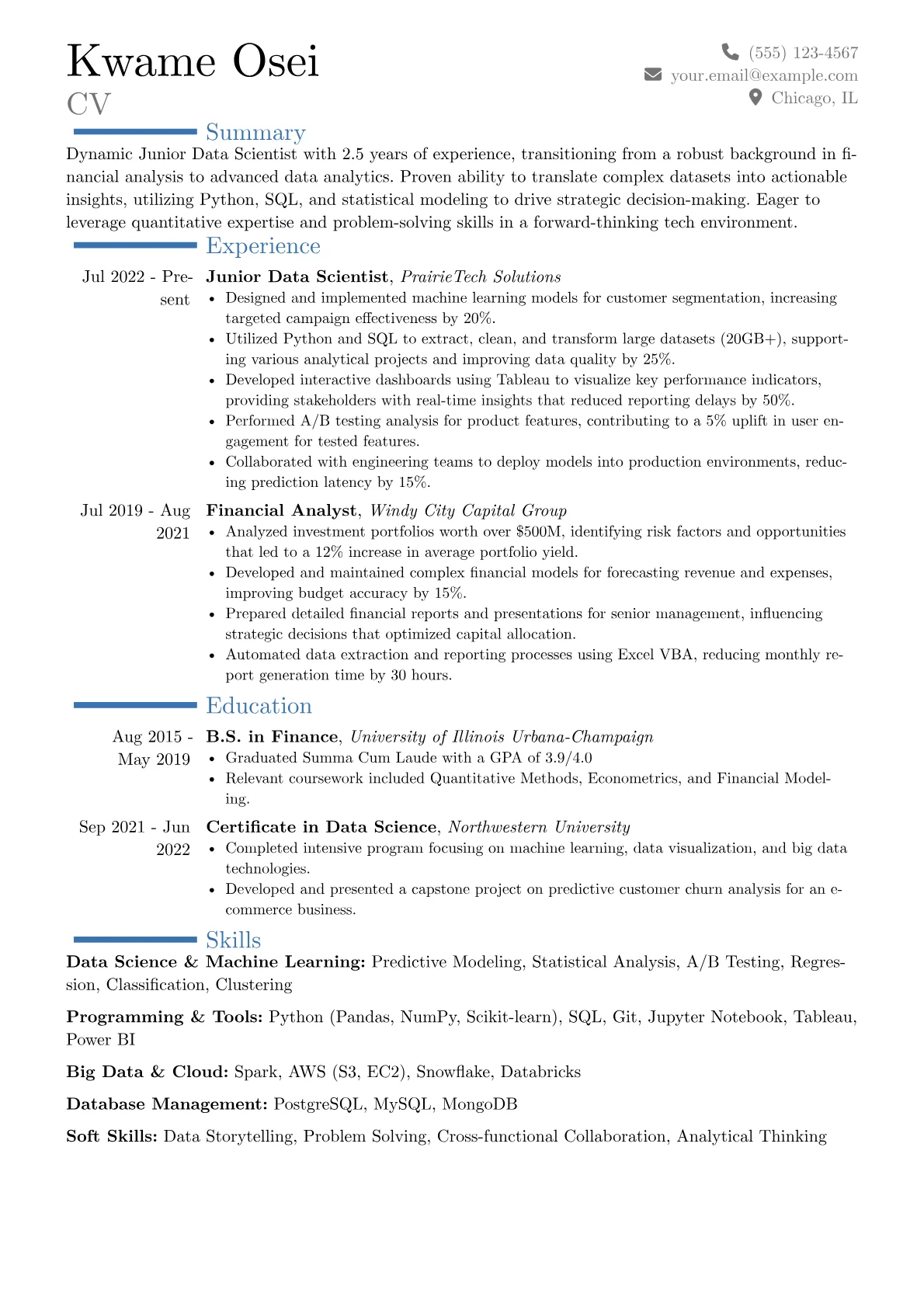 Career changer version - Page 1