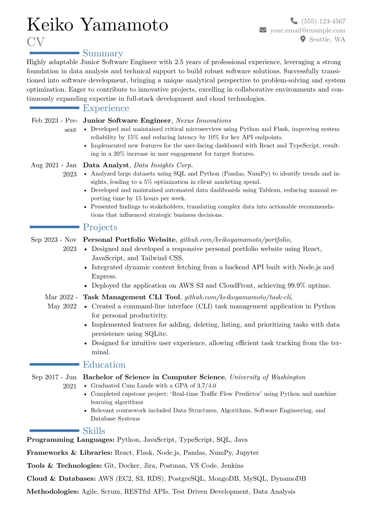 Career changer version - Page 1