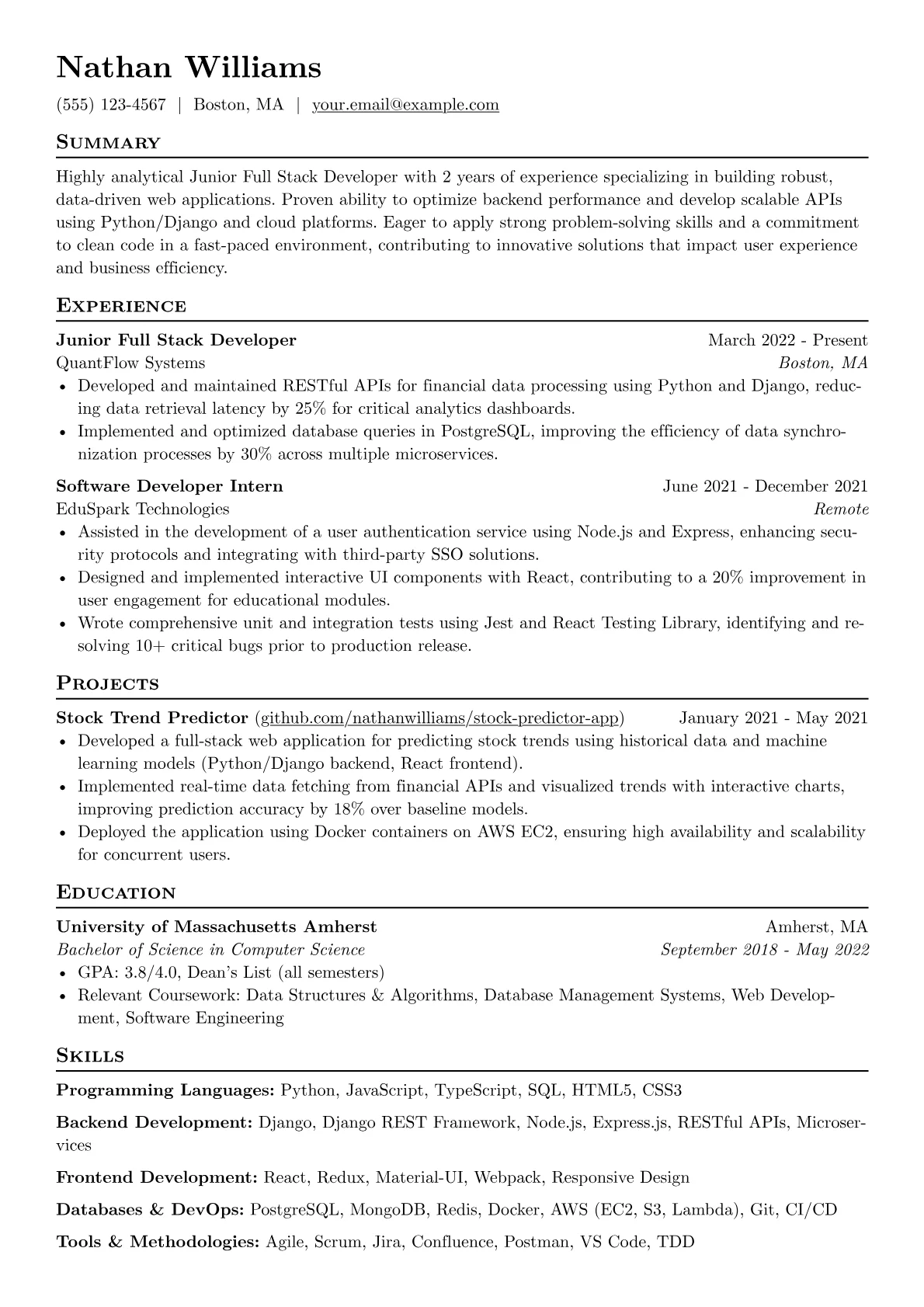 Data-Driven Full Stack version - Page 1