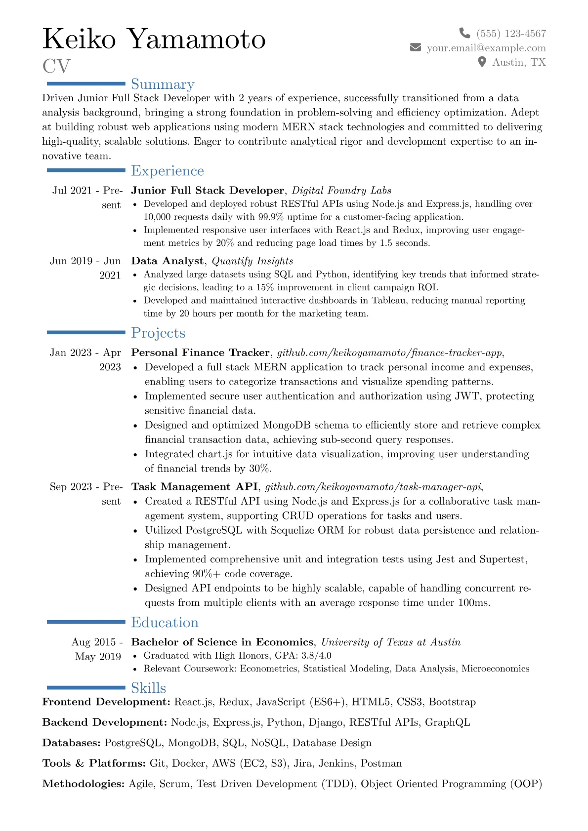 Career changer version - Page 1