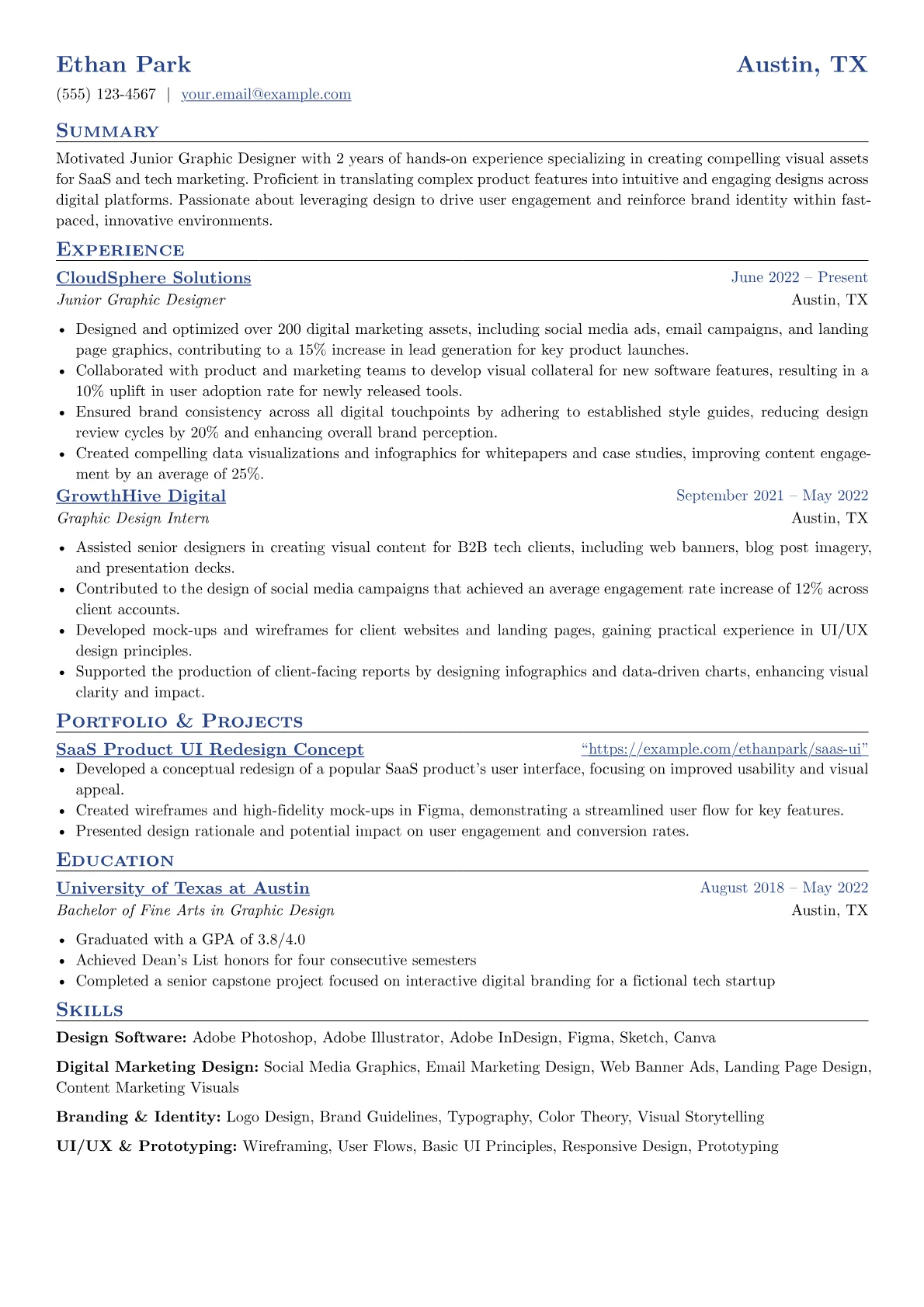 Tech/SaaS Marketing Focus version - Page 1