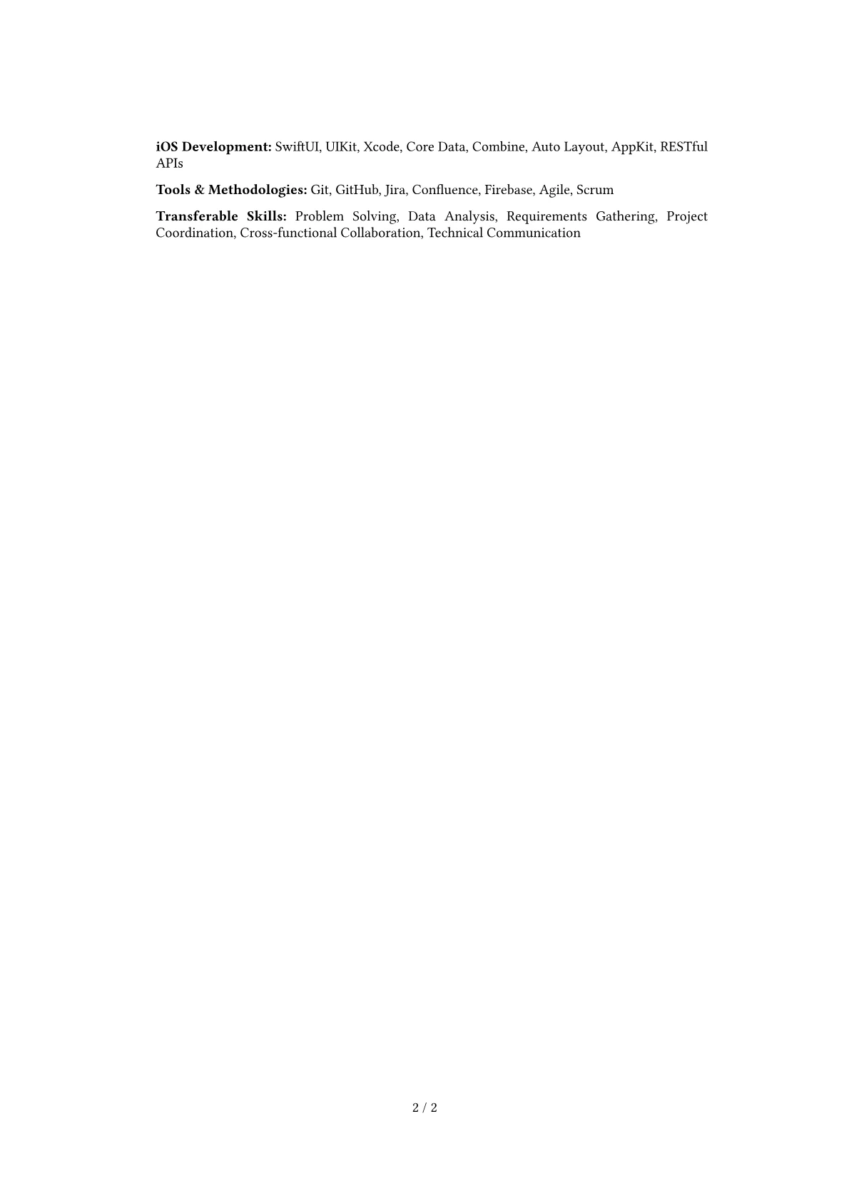 Career changer version - Page 2