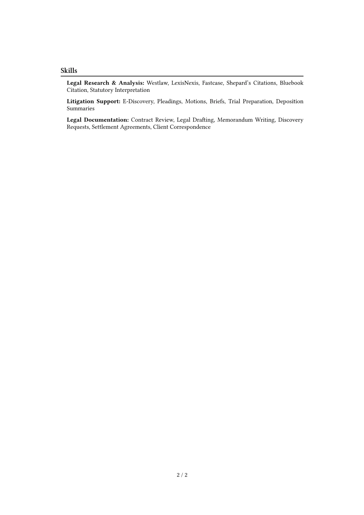Career changer version - Page 2