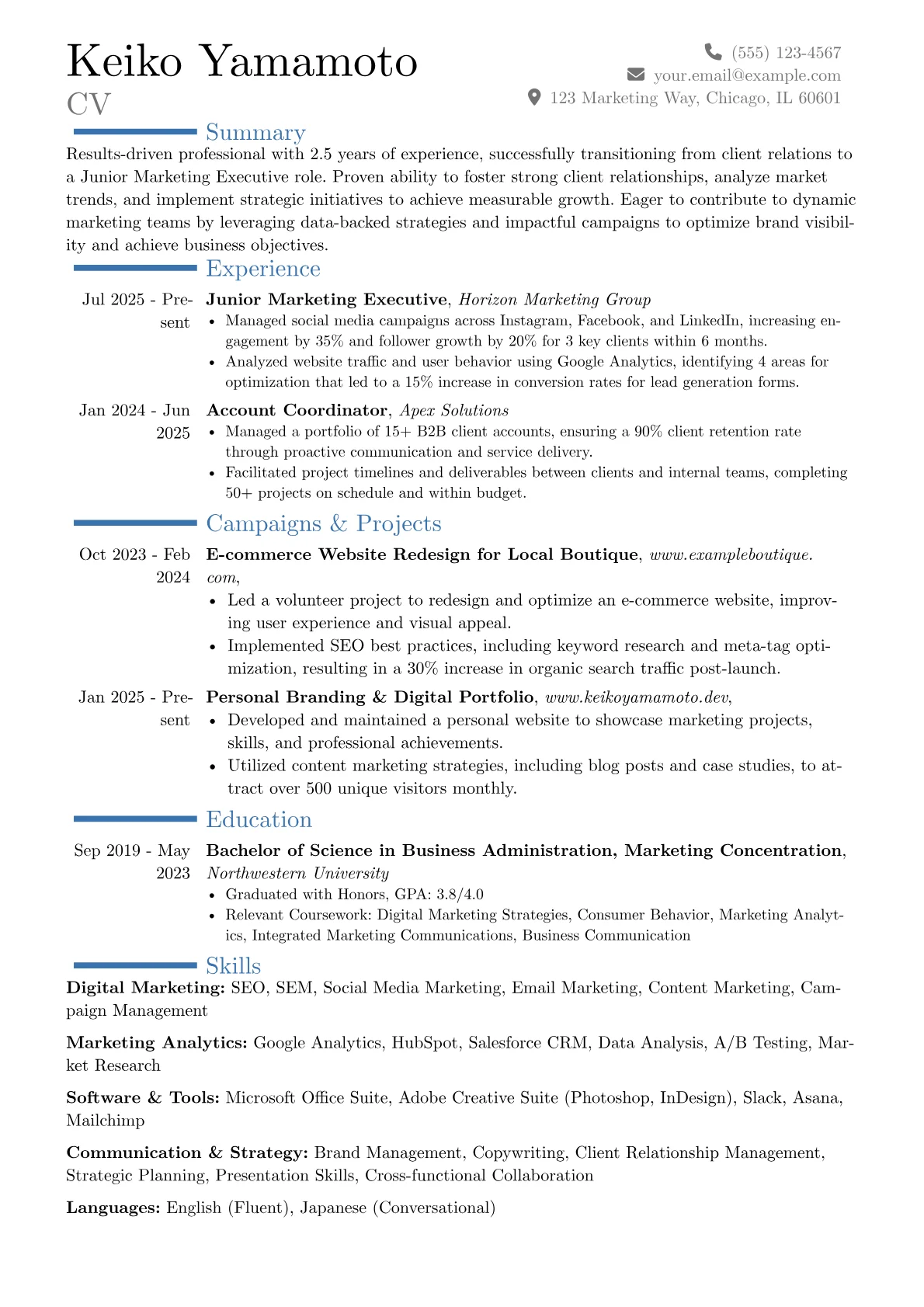 Career changer version - Page 1