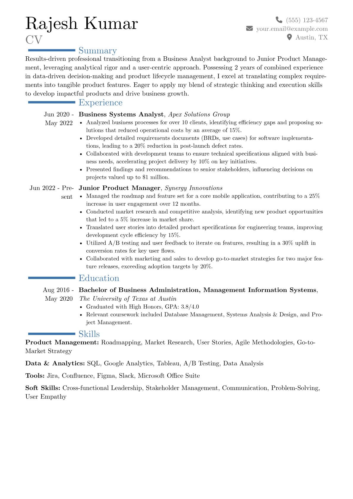 Career changer version - Page 1