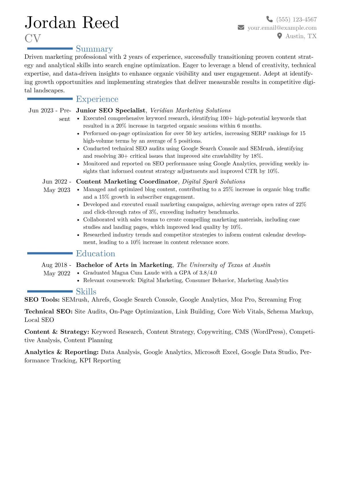 Career changer version - Page 1