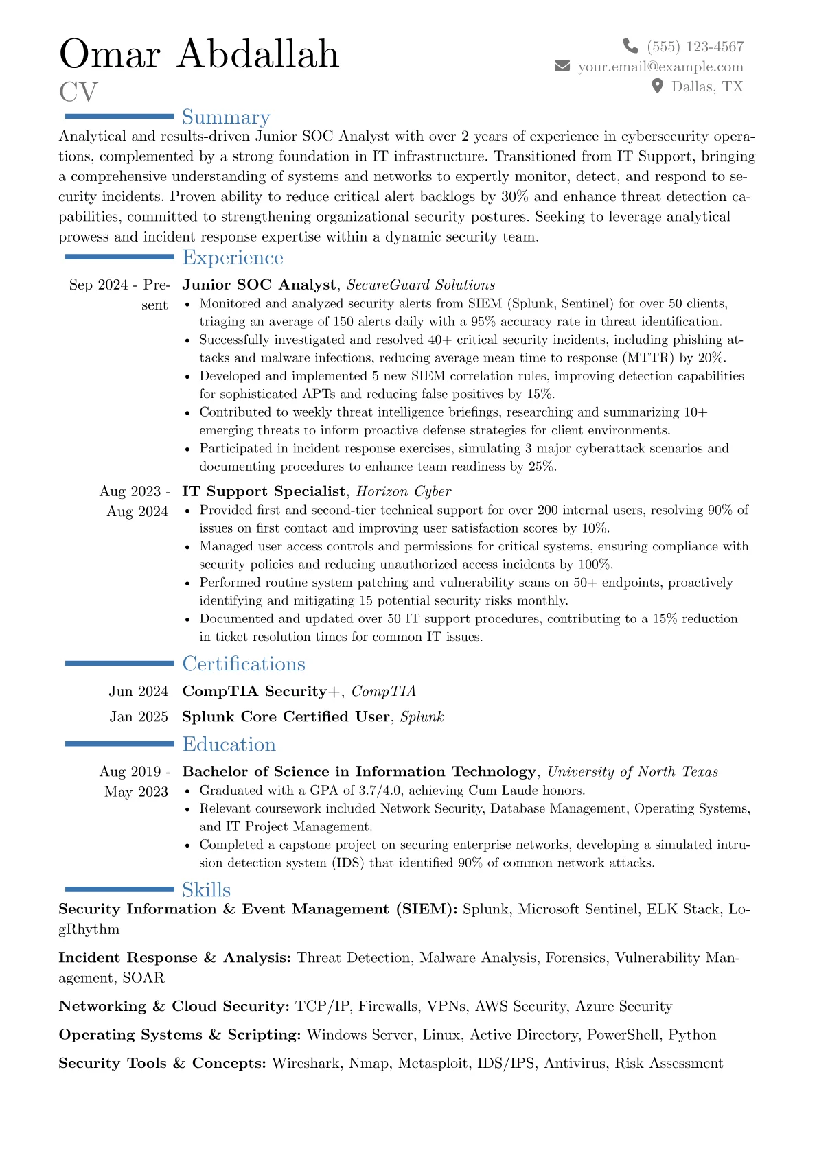 Career changer version - Page 1