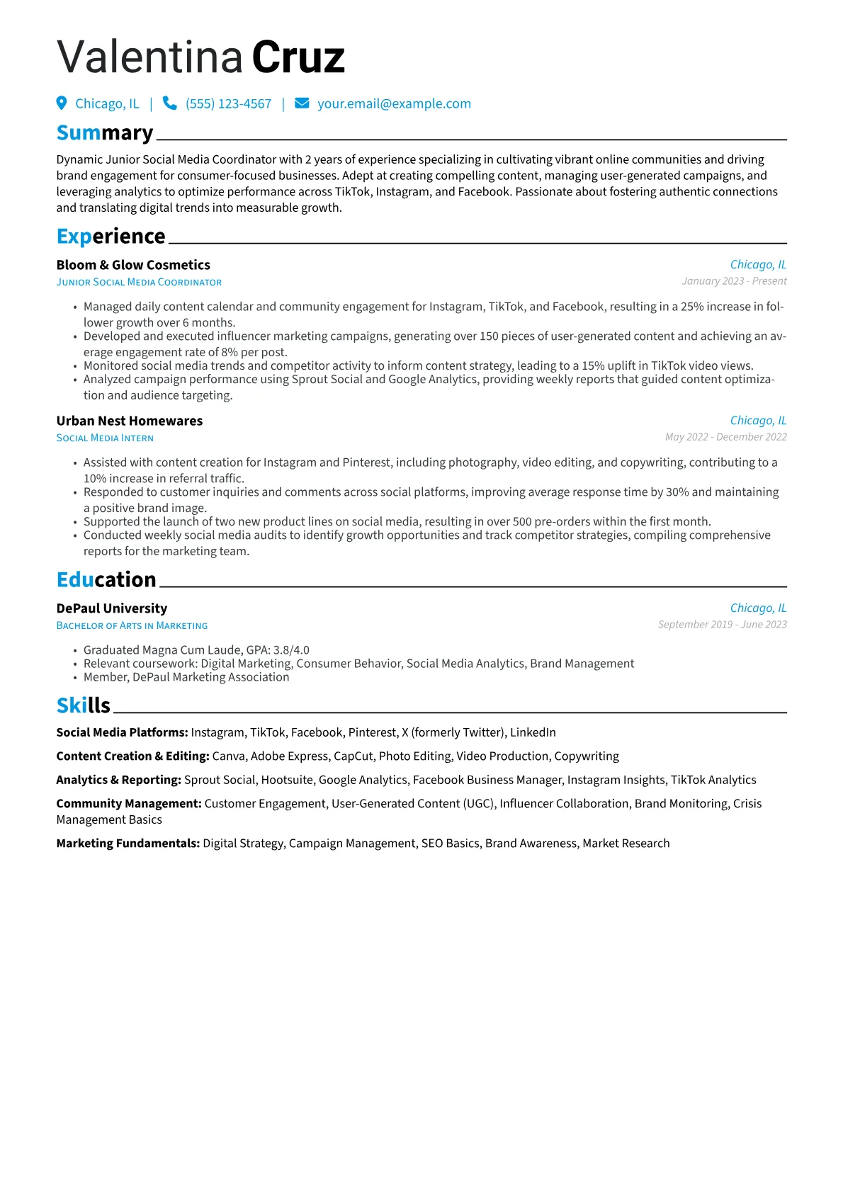 Junior Social Media version - Page 1