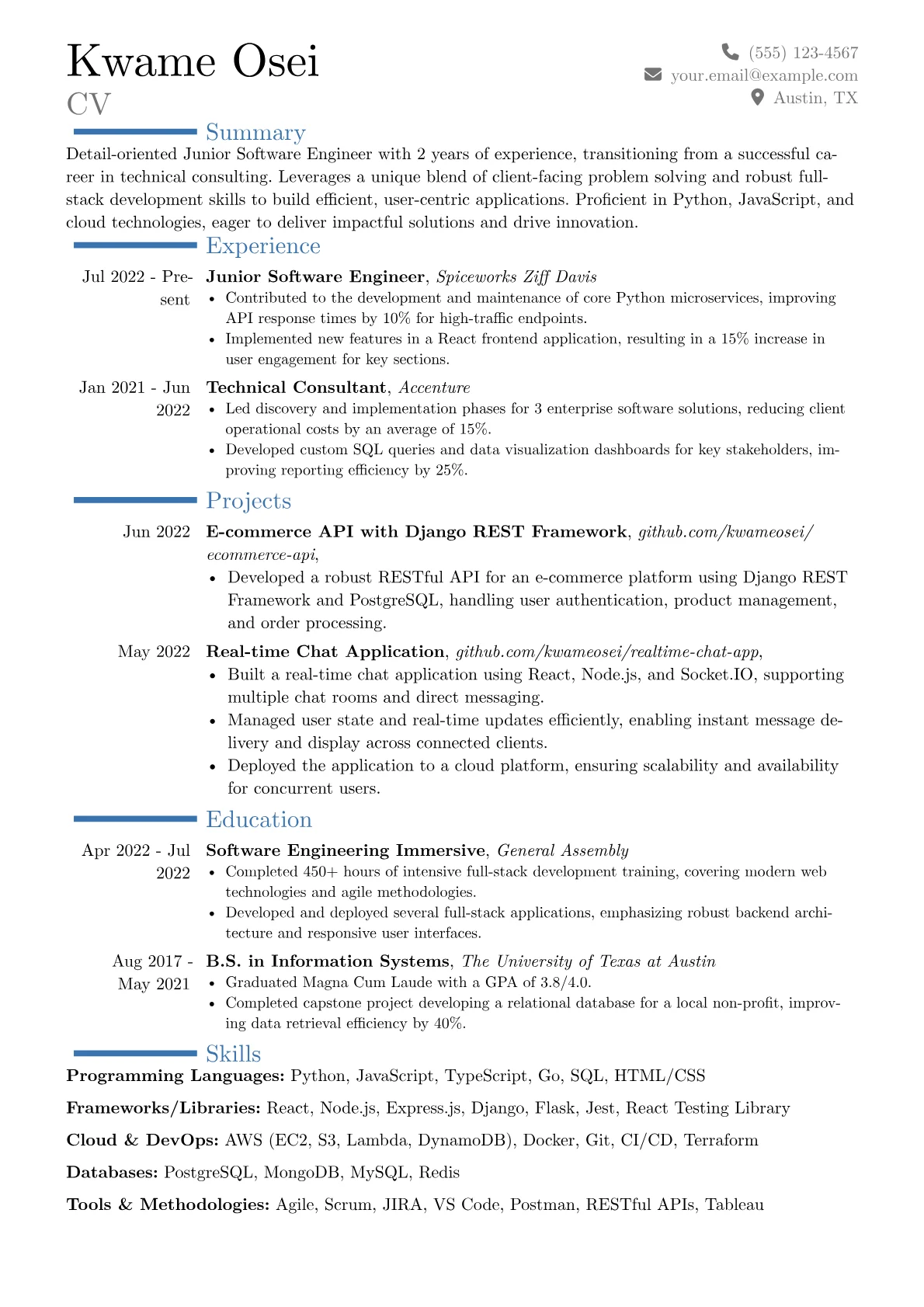 Career changer version - Page 1