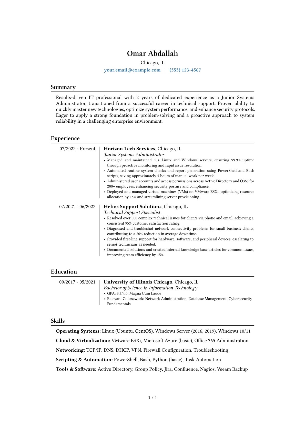Career changer version - Page 1