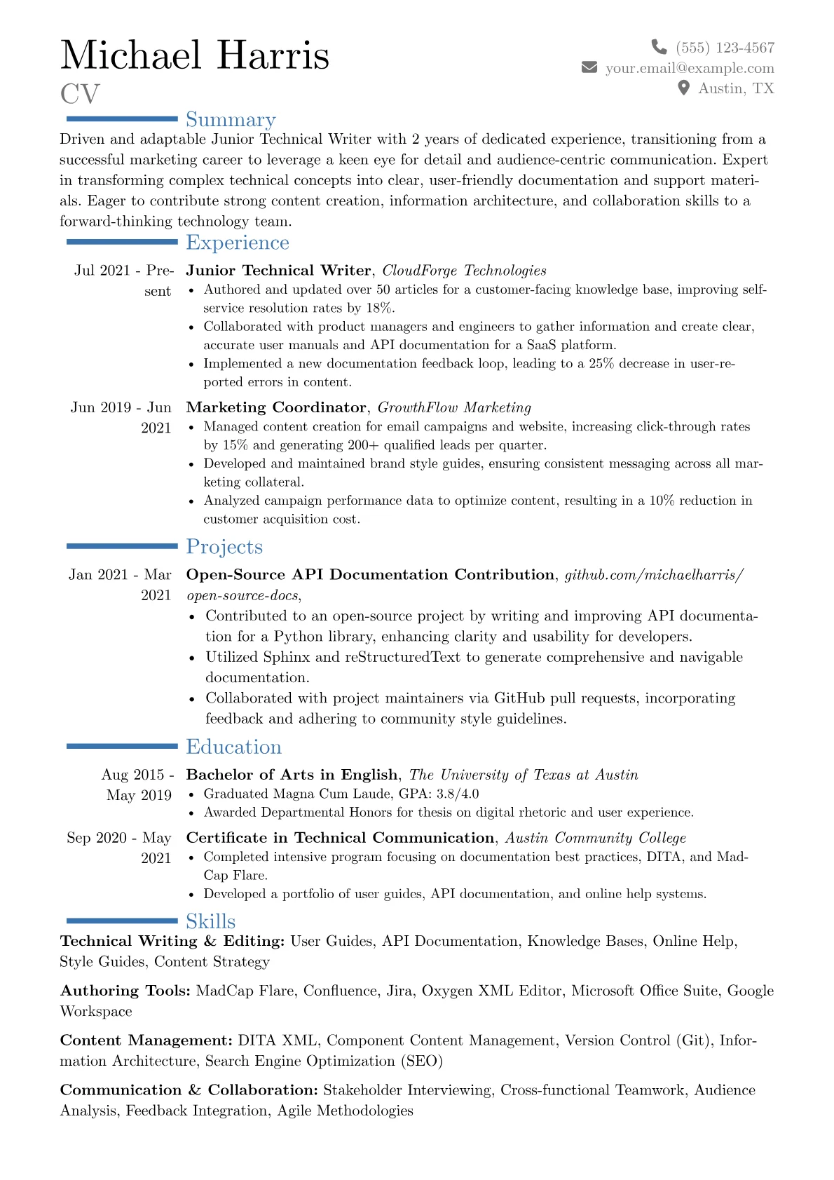 Career changer version - Page 1