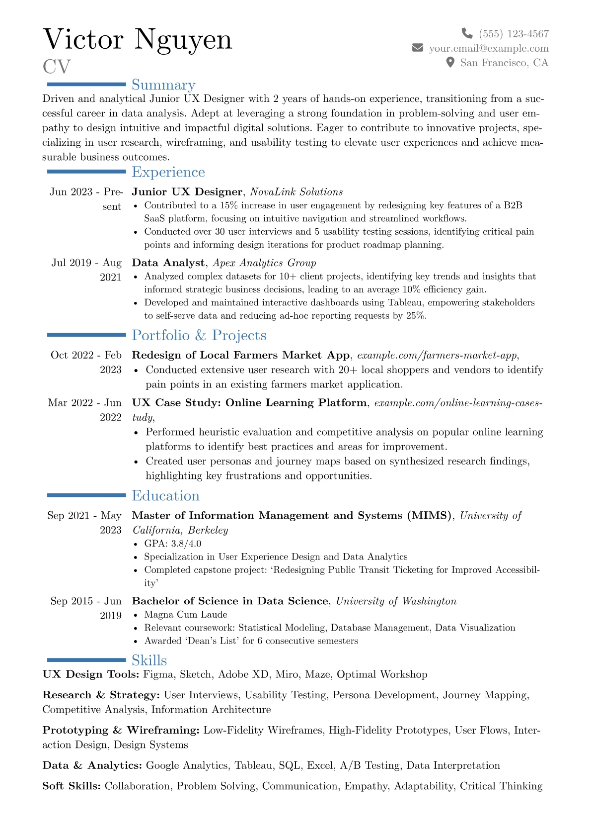 Career changer version - Page 1