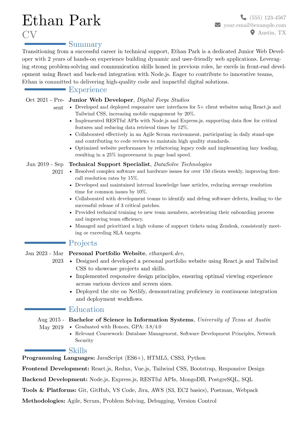 Career changer version - Page 1
