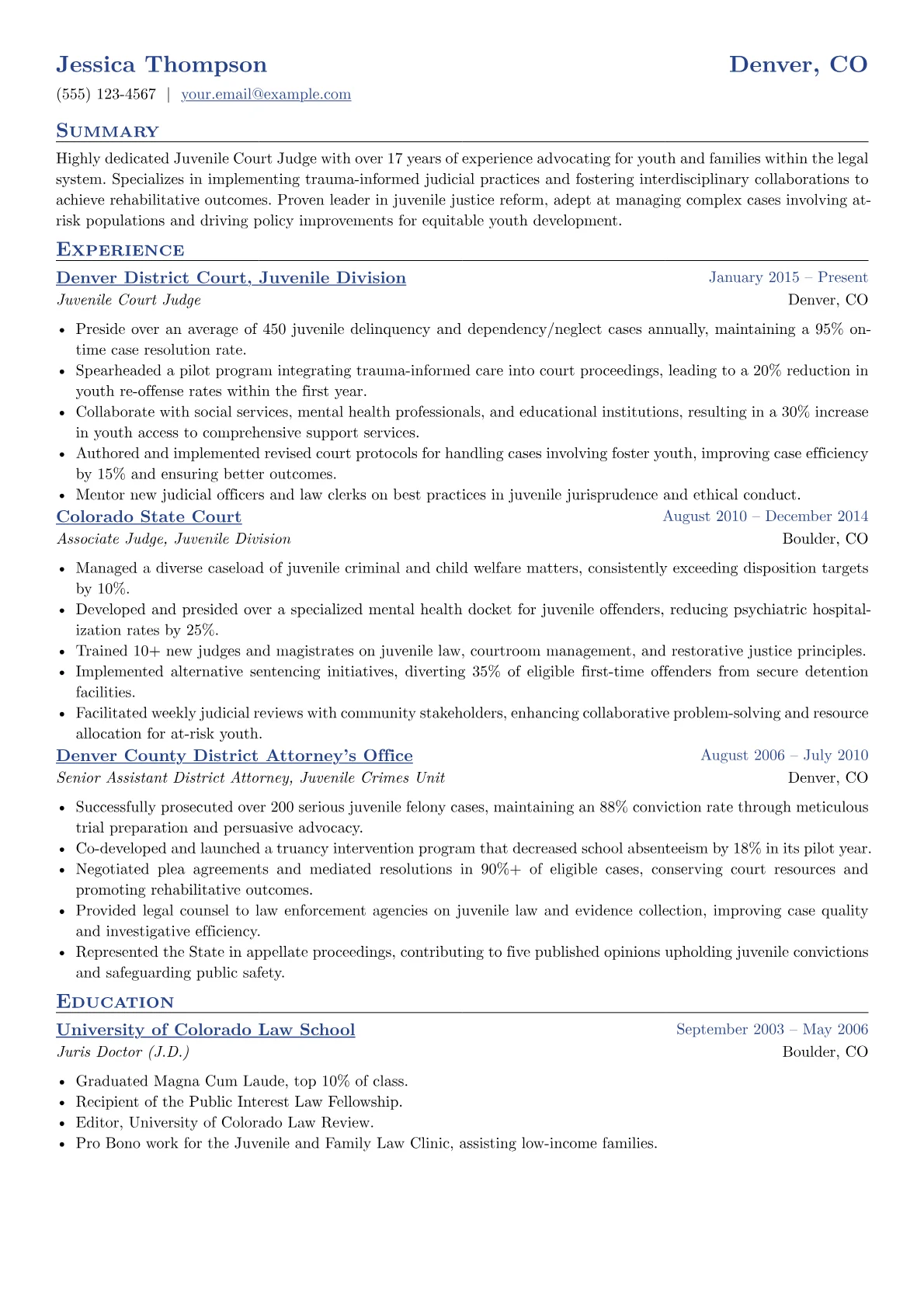 Juvenile Justice version - Page 1