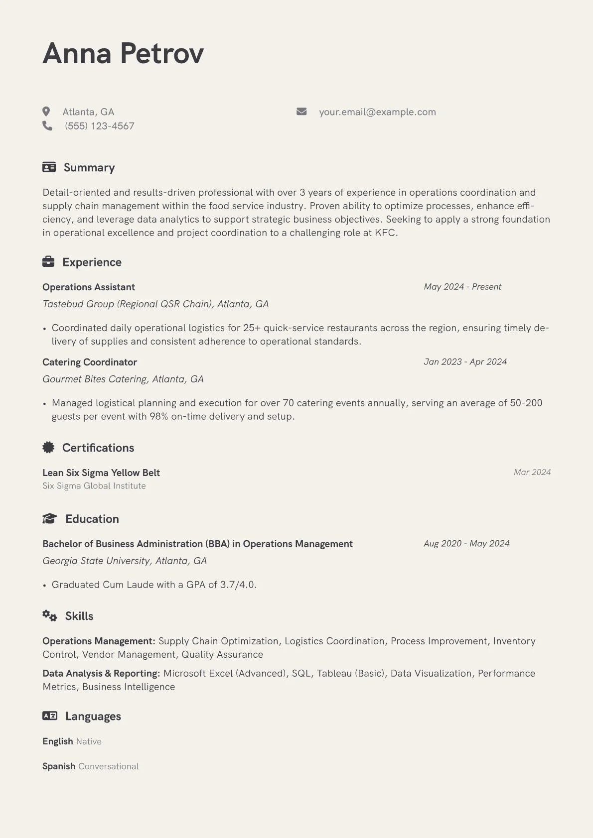 Operations & Logistics version - Page 1
