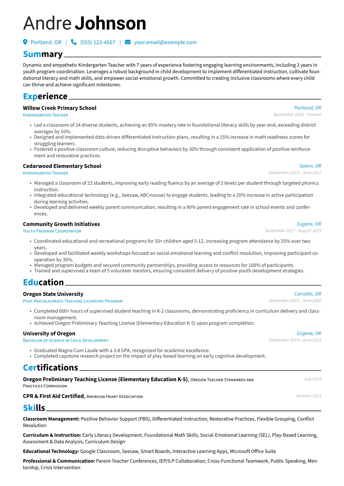 Career changer version - Page 1