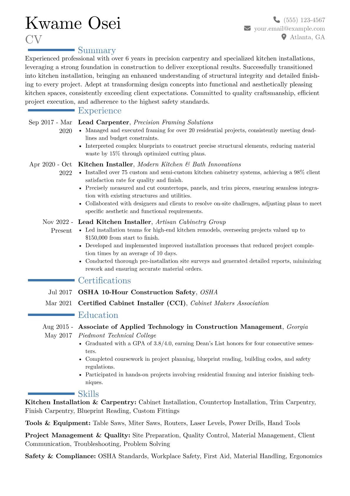 Career changer version - Page 1
