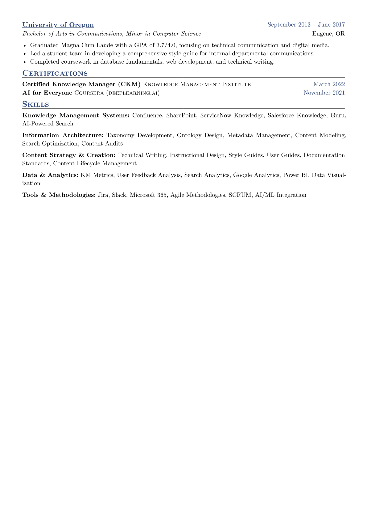 Knowledge Manager version - Page 2