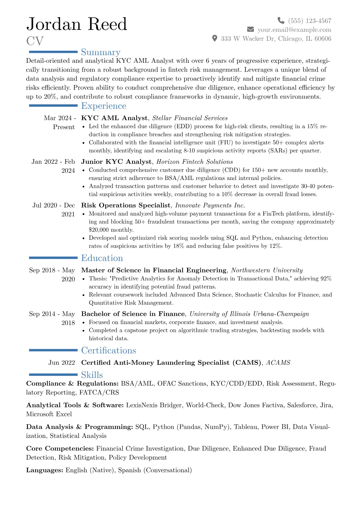 Career changer version - Page 1