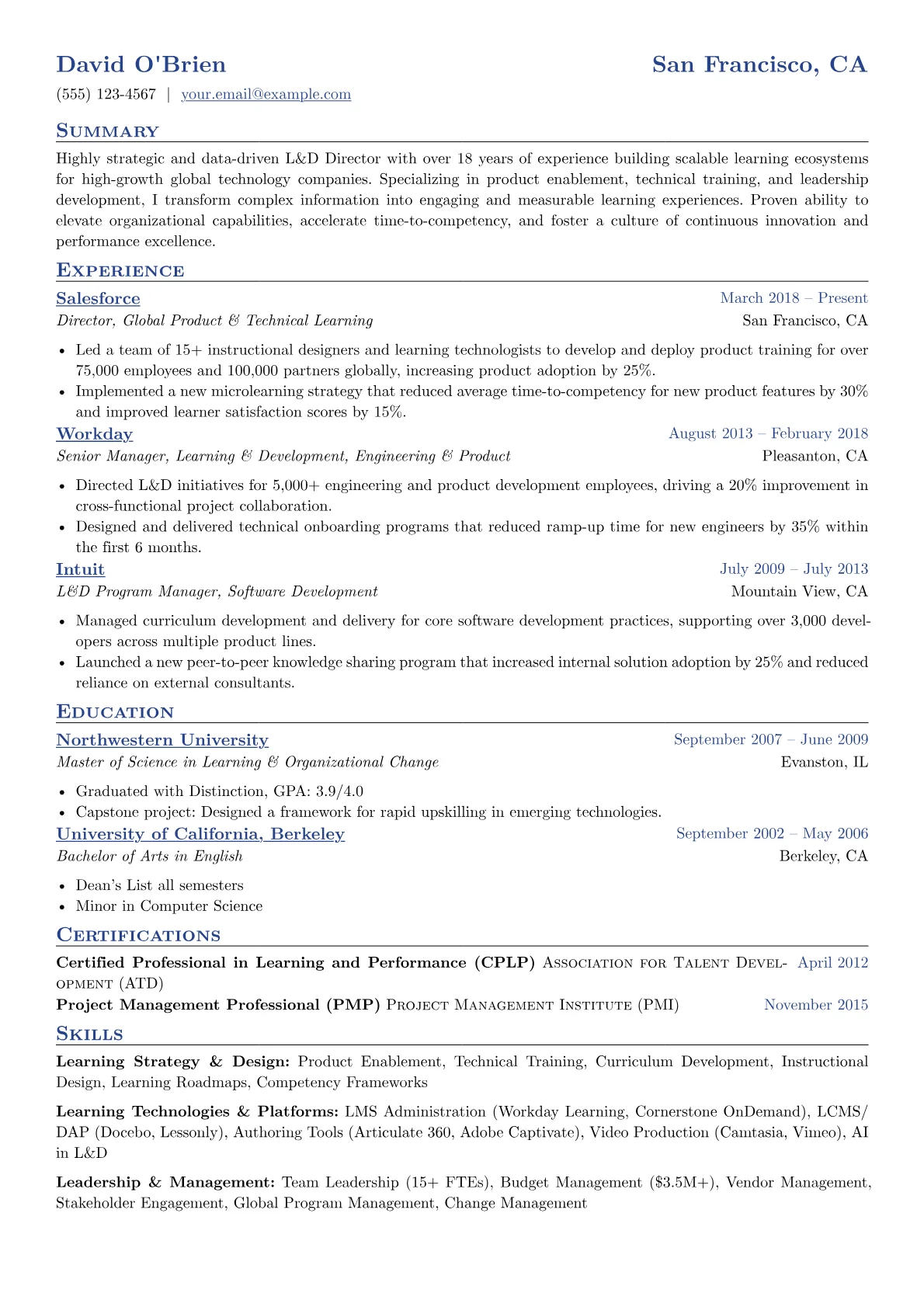 L&D Director - Tech version - Page 1