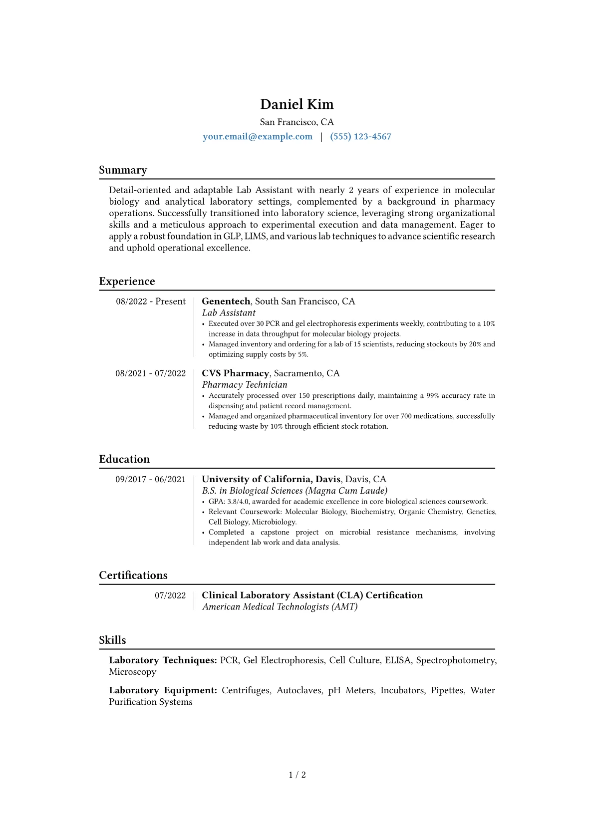 Career changer version - Page 1