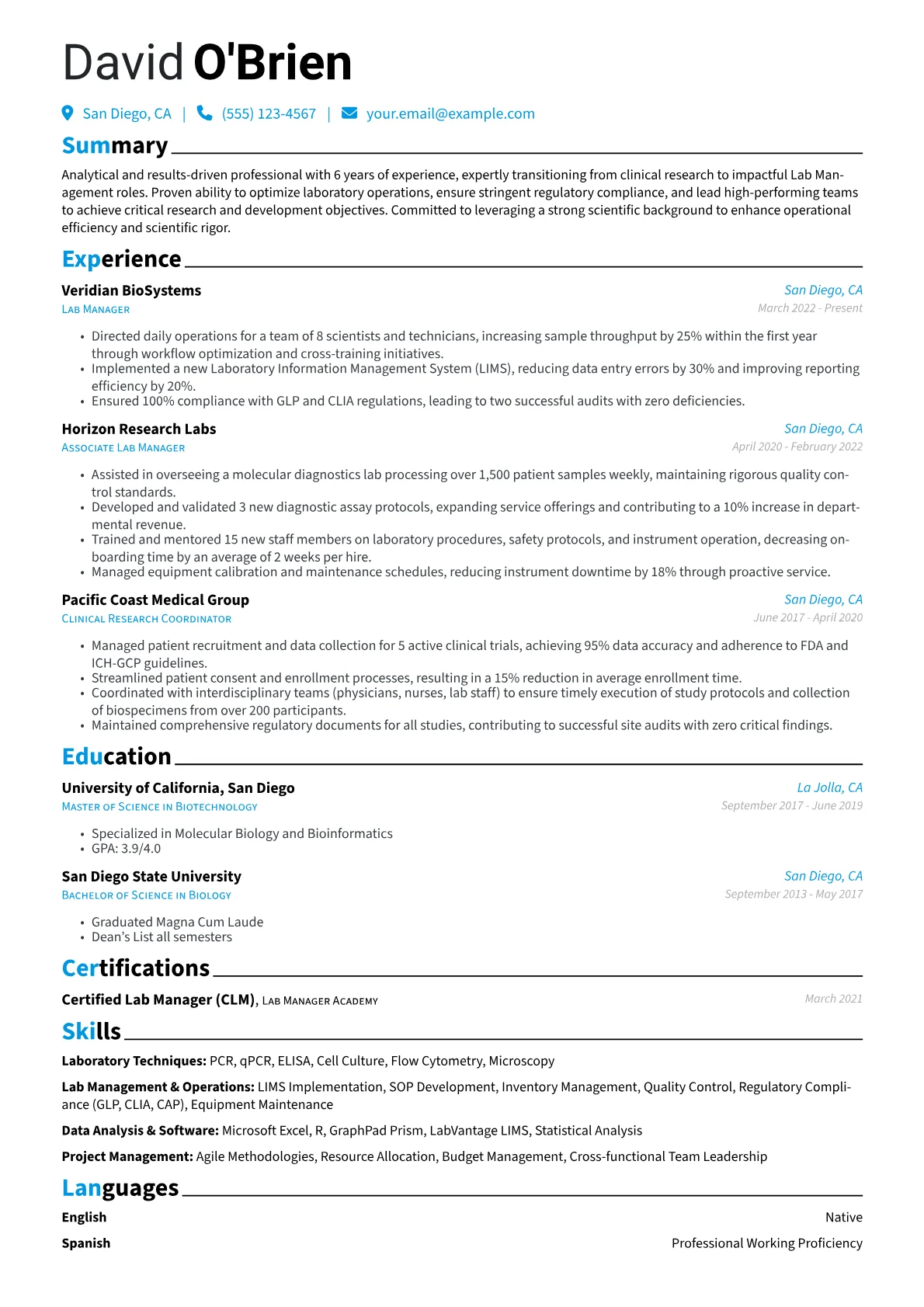 Career changer version - Page 1