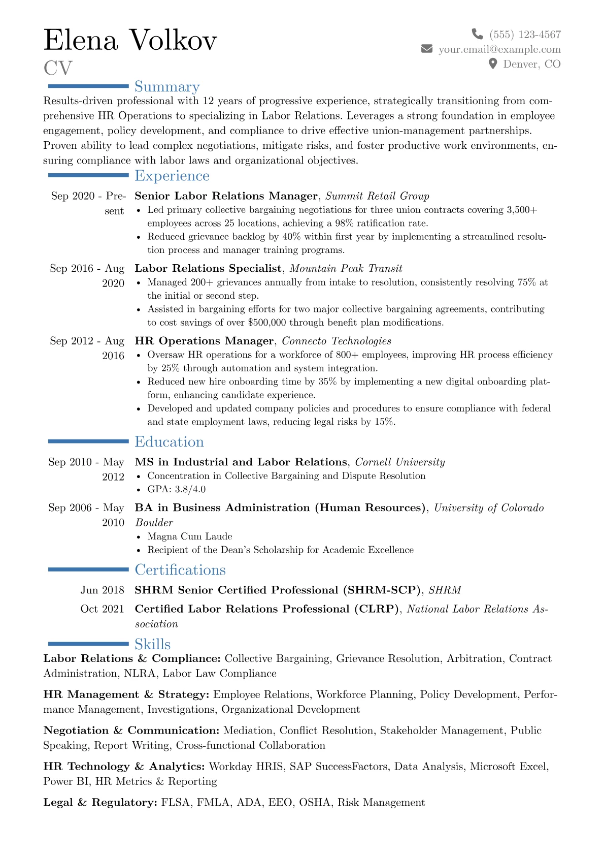 Career changer version - Page 1
