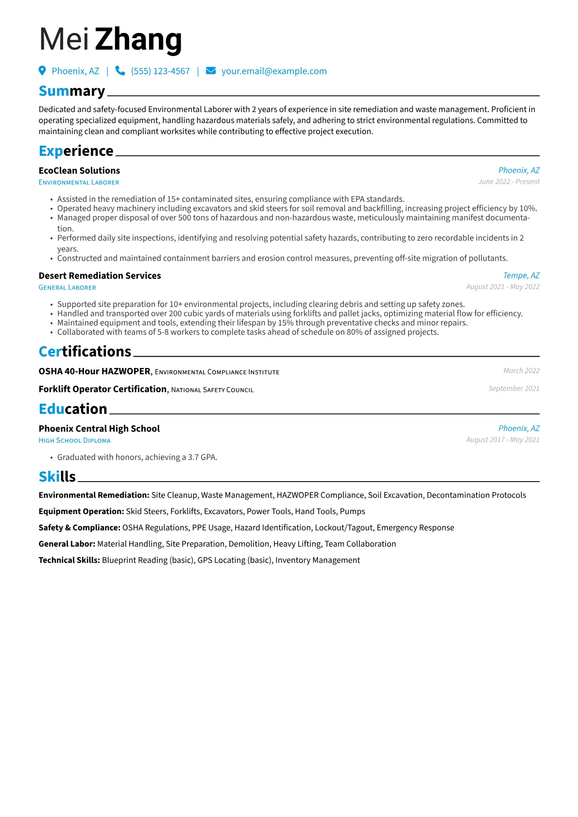 Environmental version - Page 1