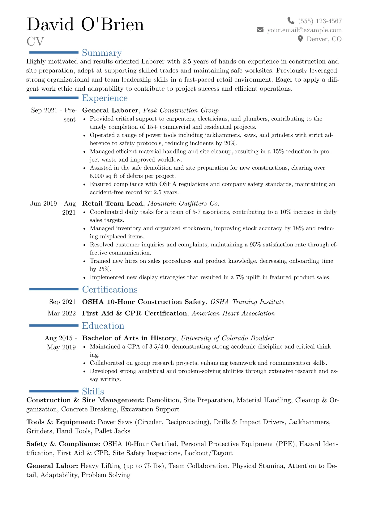 Career changer version - Page 1