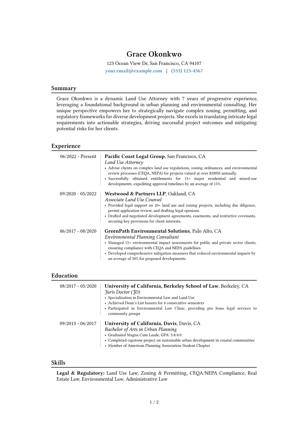 Career changer version - Page 1
