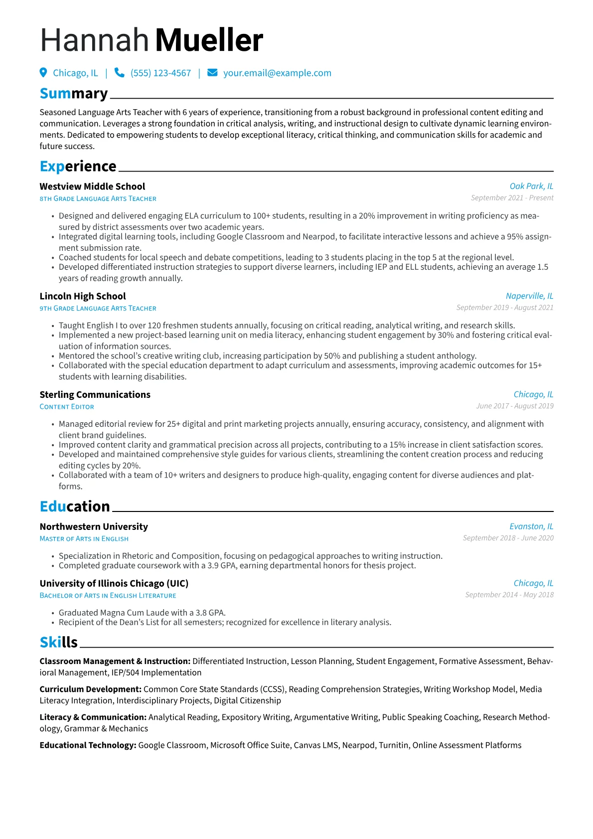 Career changer version - Page 1