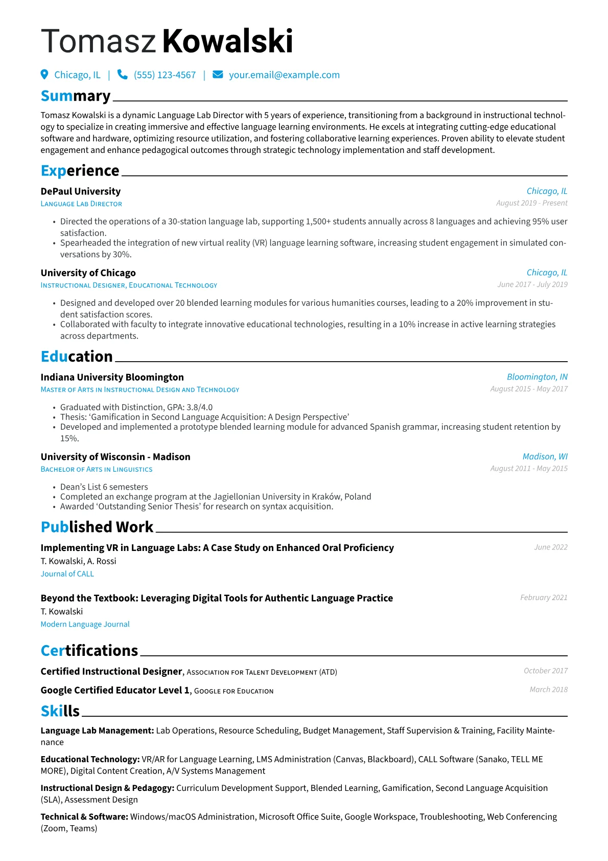 Career changer version - Page 1