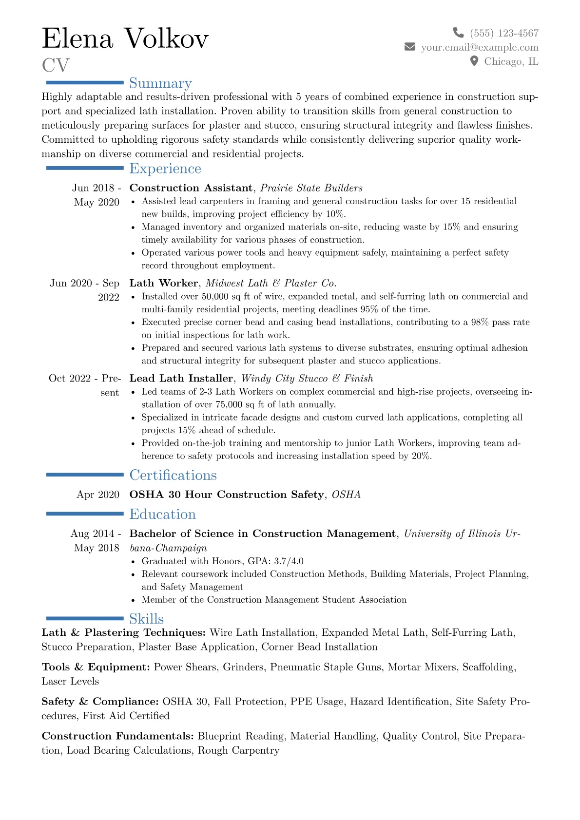 Career changer version - Page 1