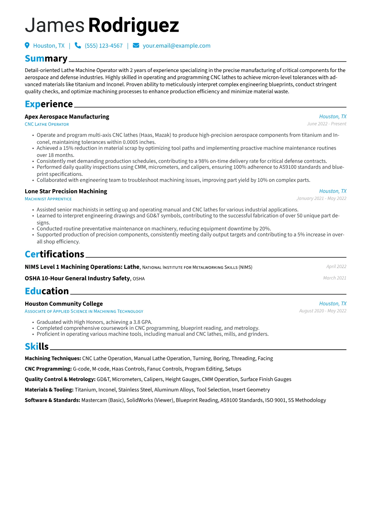 Aerospace CNC Lathe version - Page 1