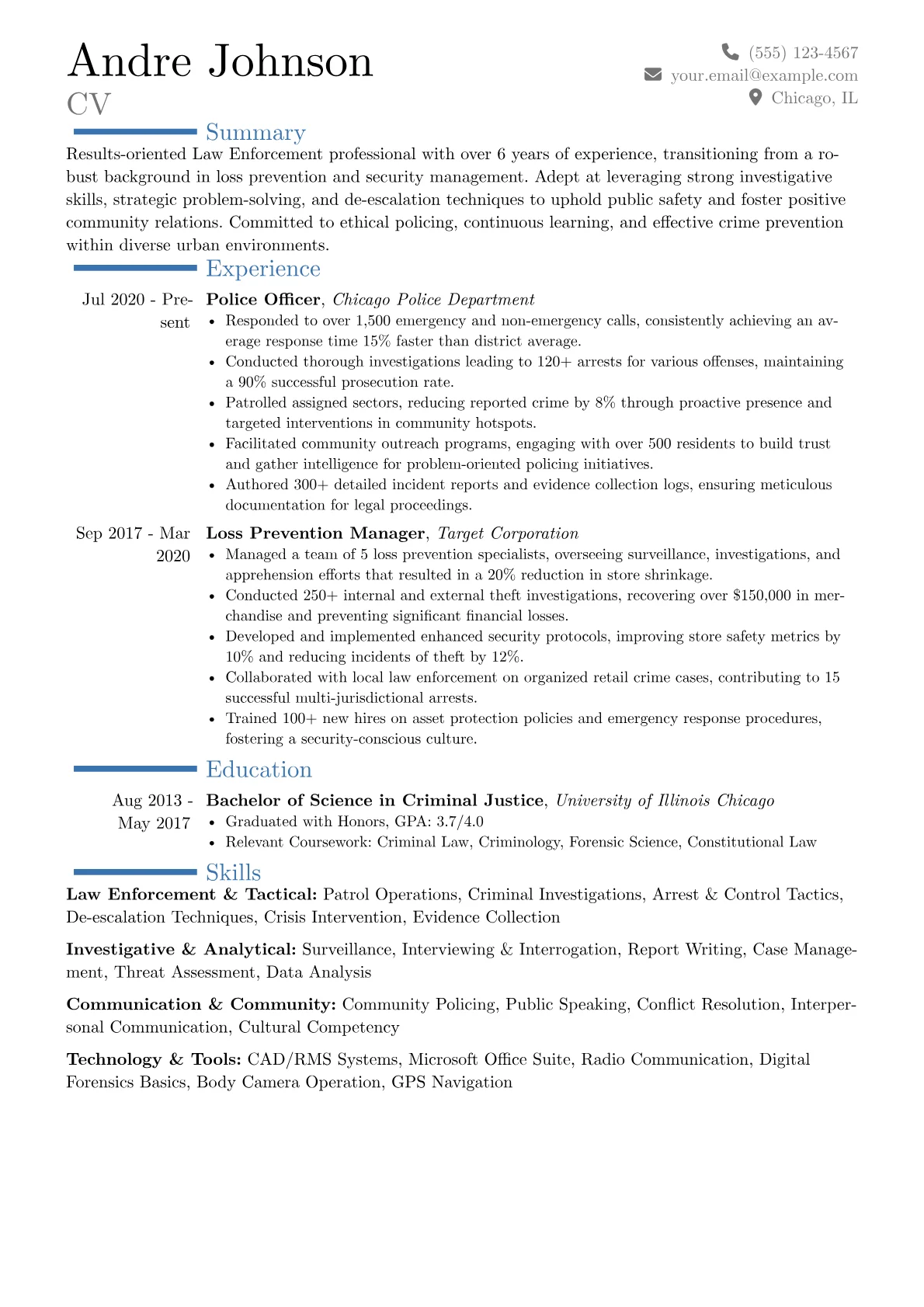 Career changer version - Page 1