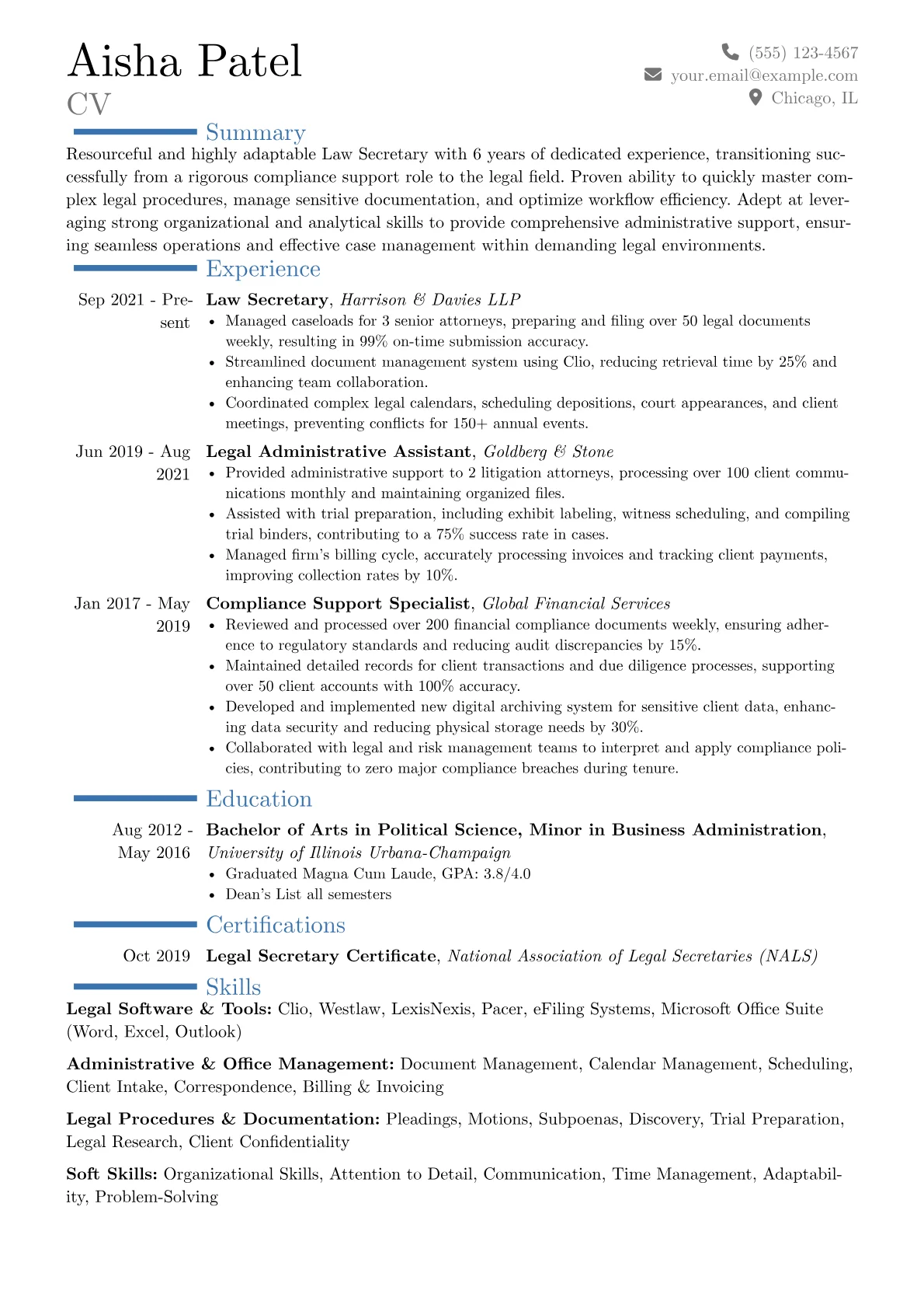 Career changer version - Page 1