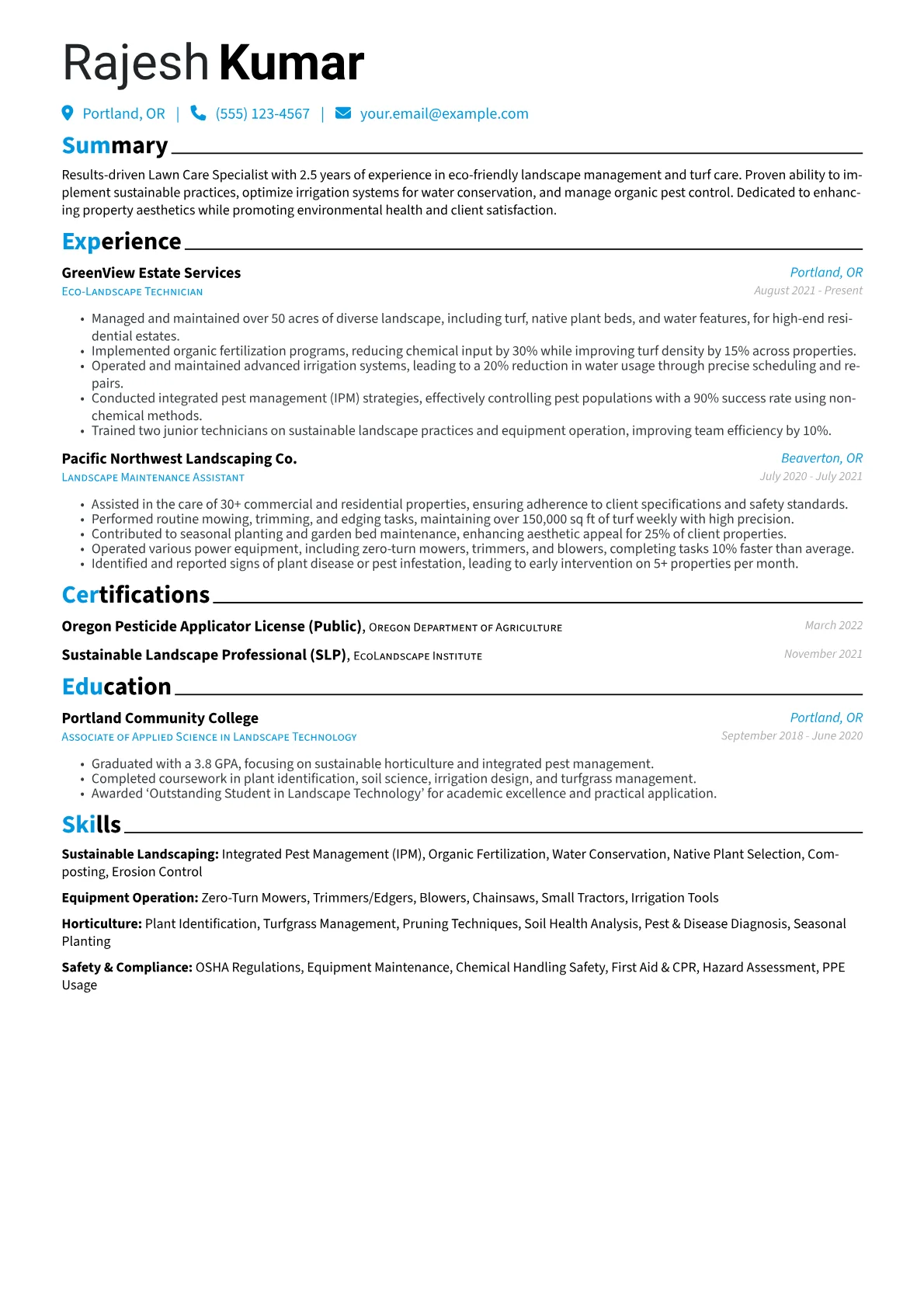 Eco-Friendly Lawn Care version - Page 1