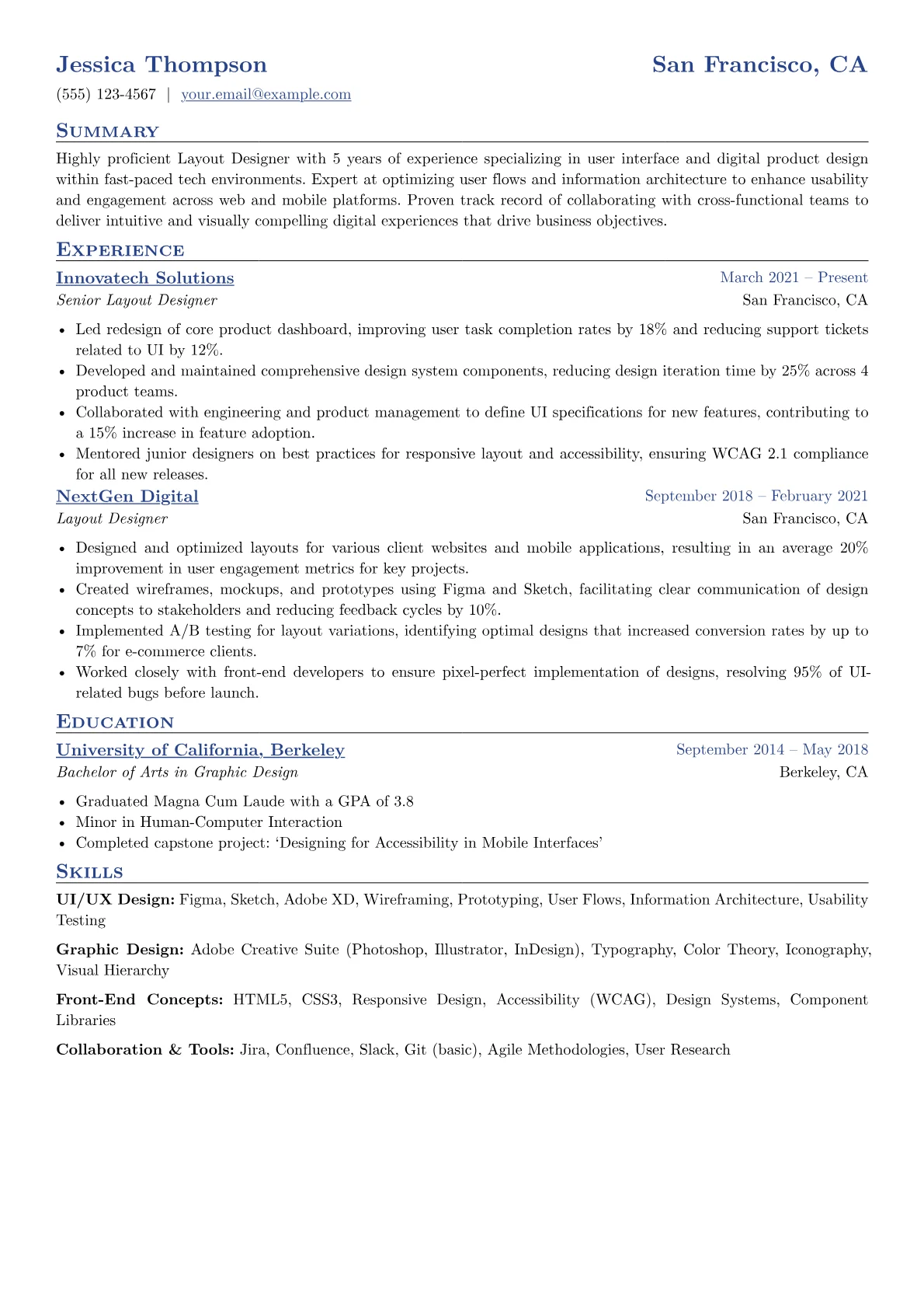Digital Product Layout version - Page 1