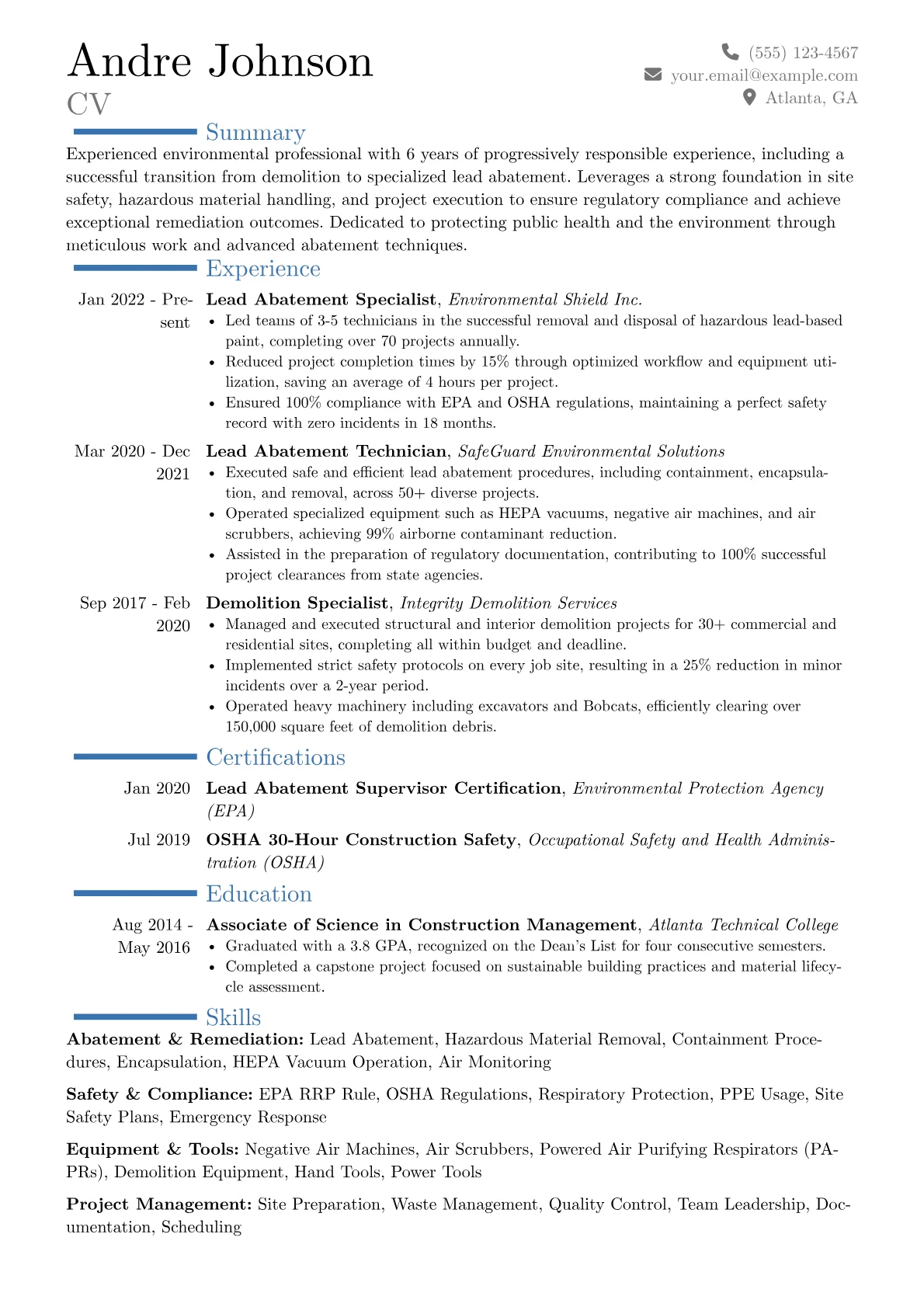 Career changer version - Page 1