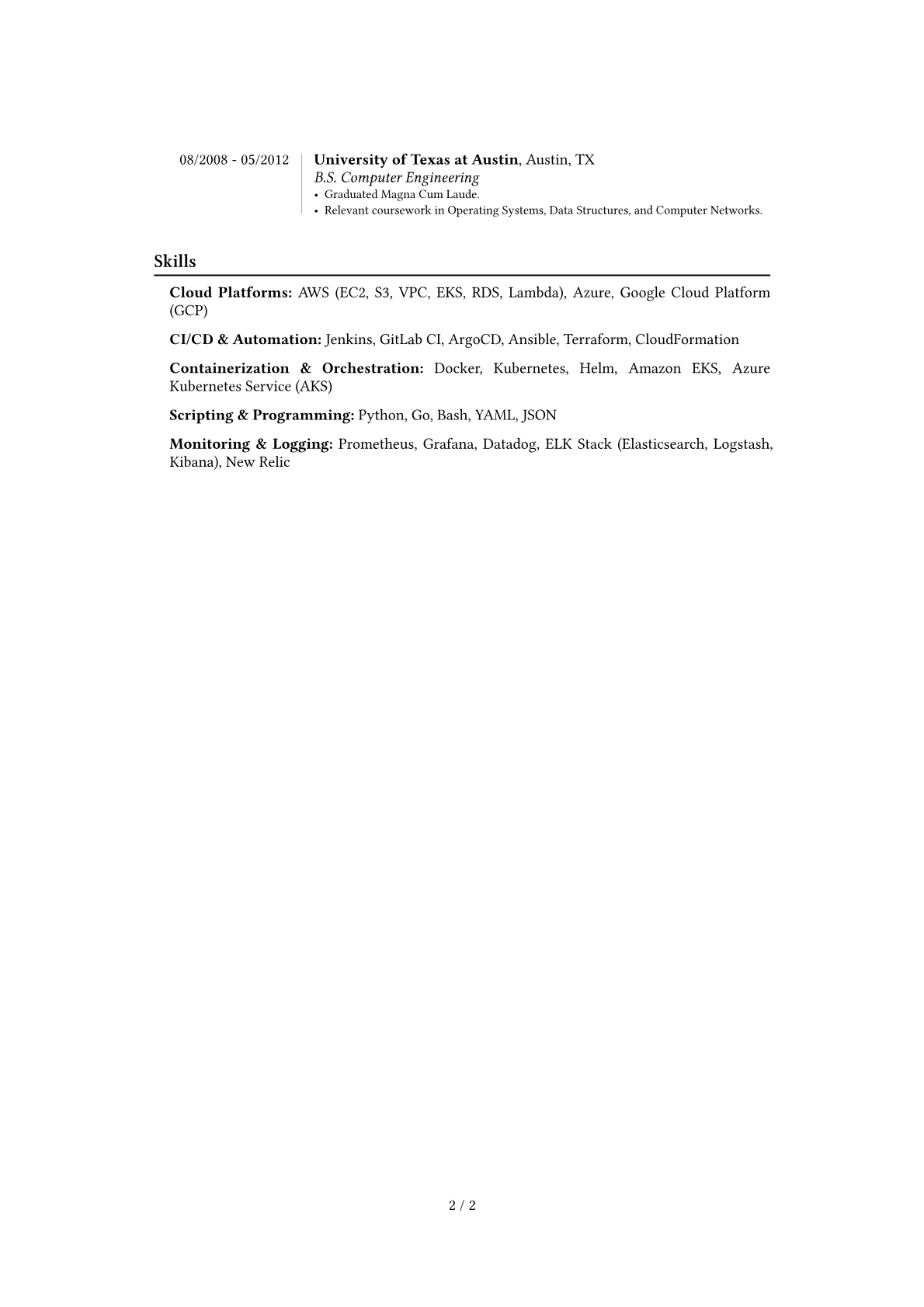 Career changer version - Page 2