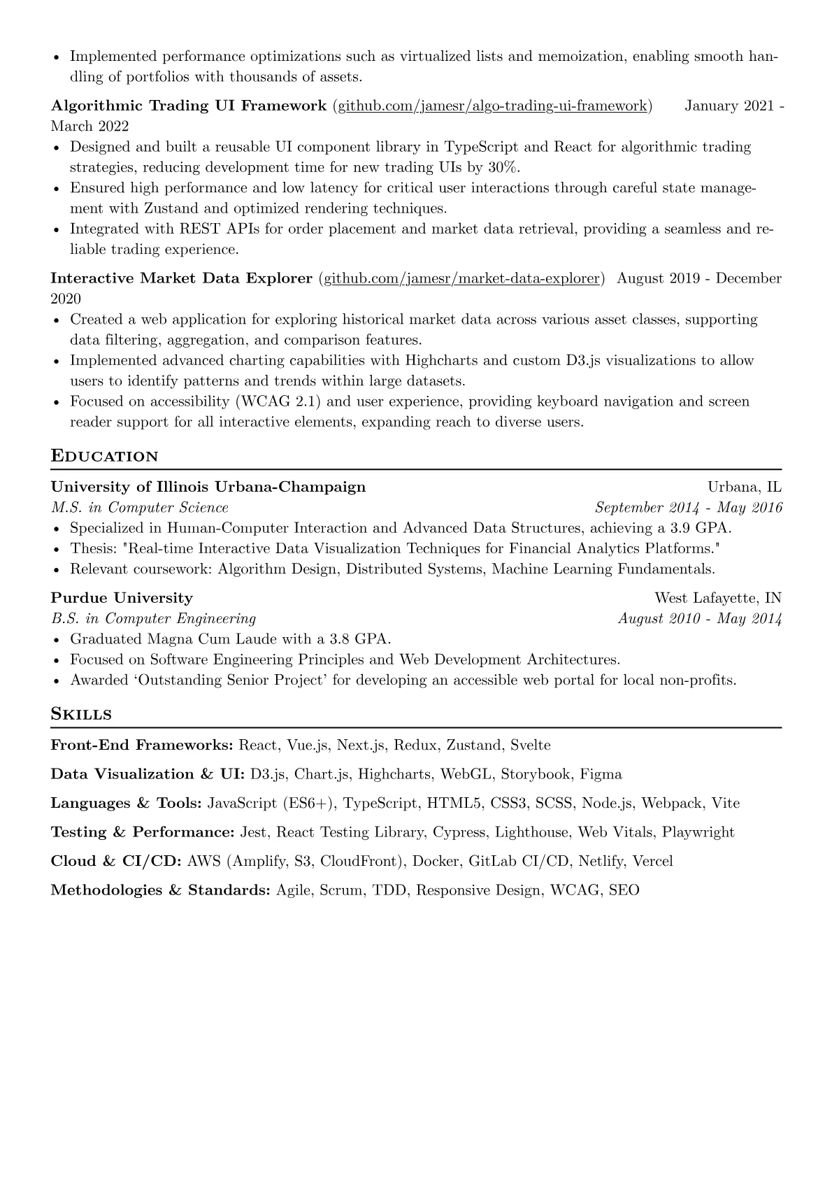 Lead Front End Developer version - Page 2