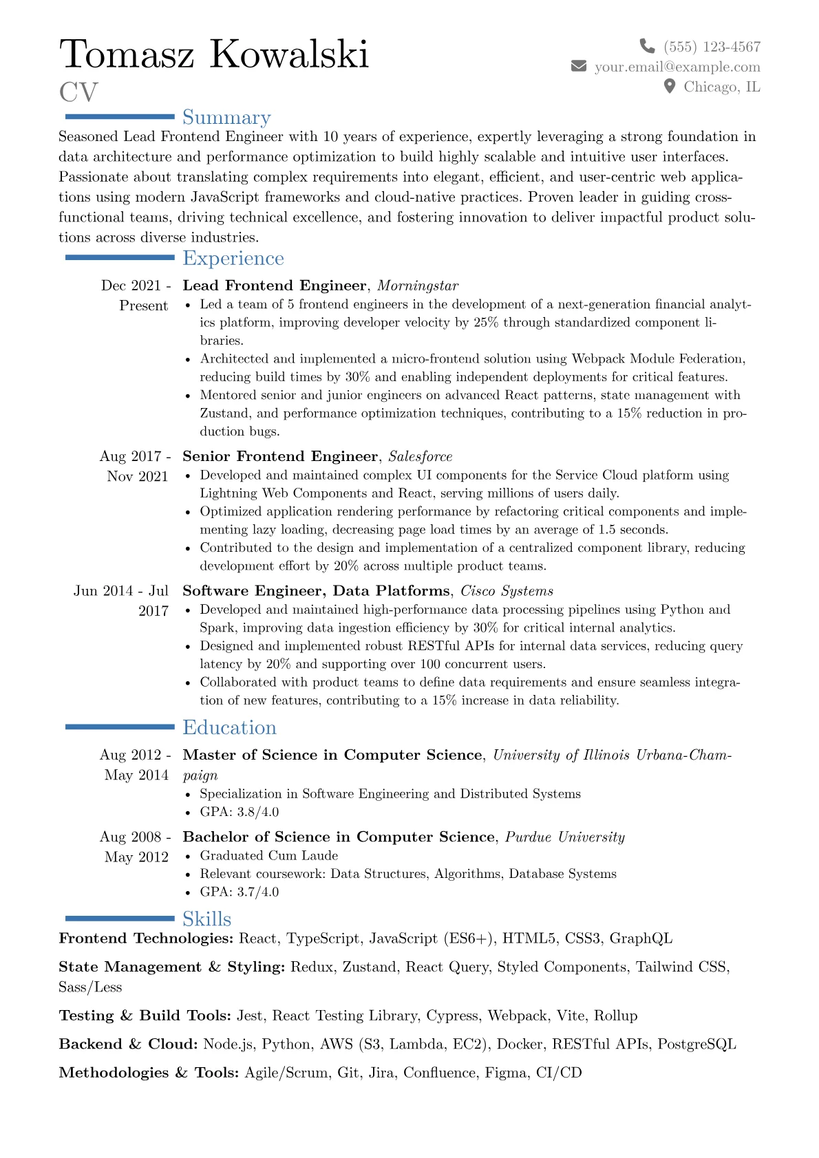 Career changer version - Page 1